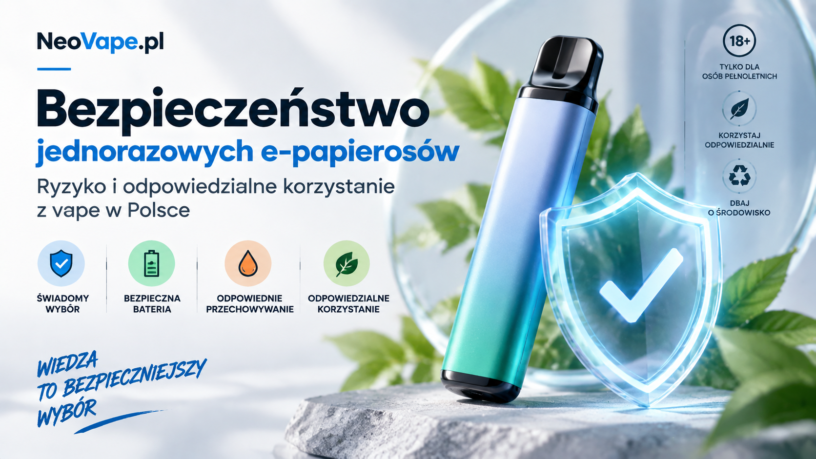 Bezpieczeństwo jednorazowych e-papierosów – ryzyko i odpowiedzialne korzystanie z vape w Polsce - Air Lab