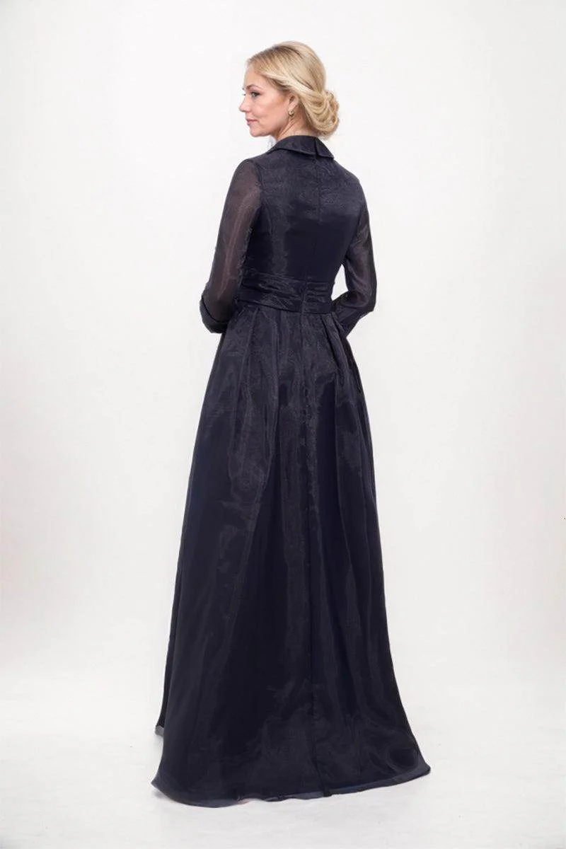 A-Line Maxi Organza Mother Dress CM0235