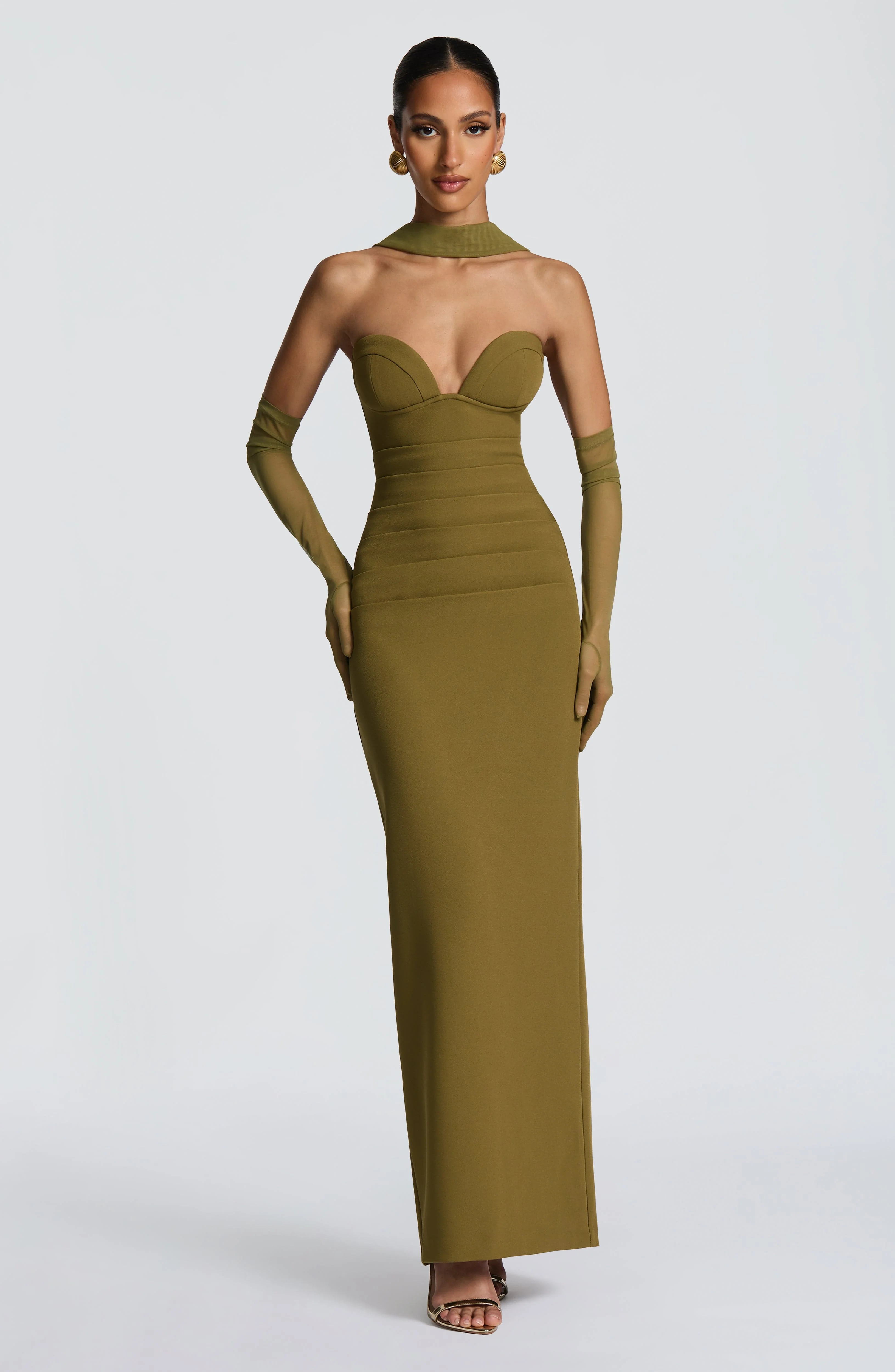 Ayla Scarf - Deep Olive