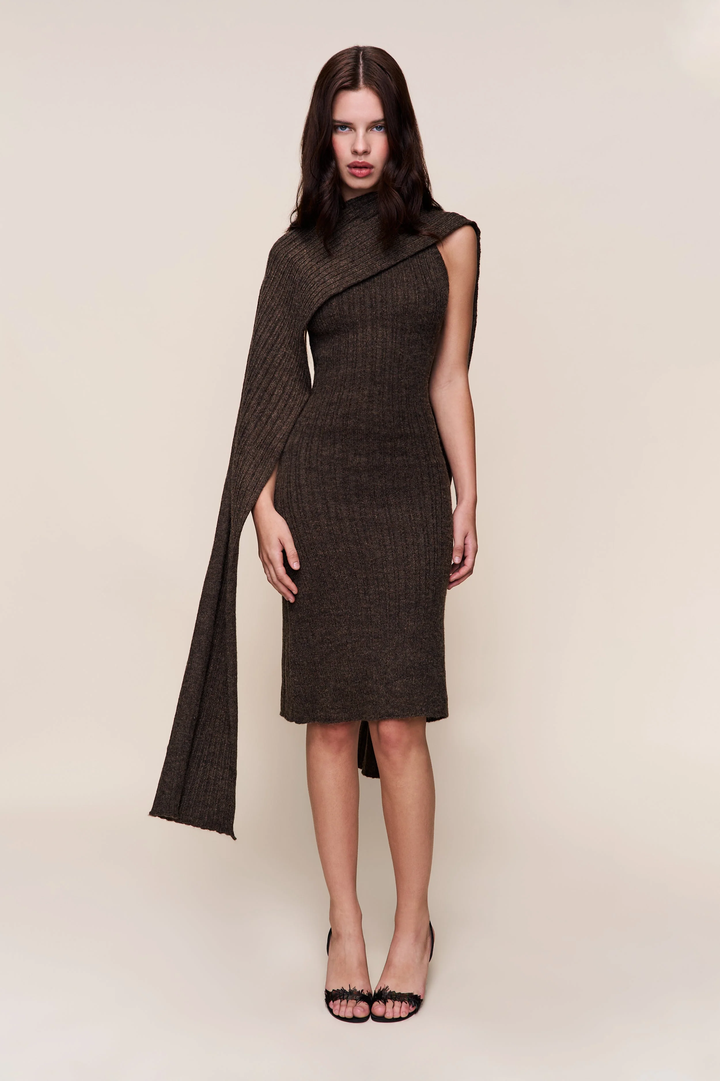 Hooded Knit Dress