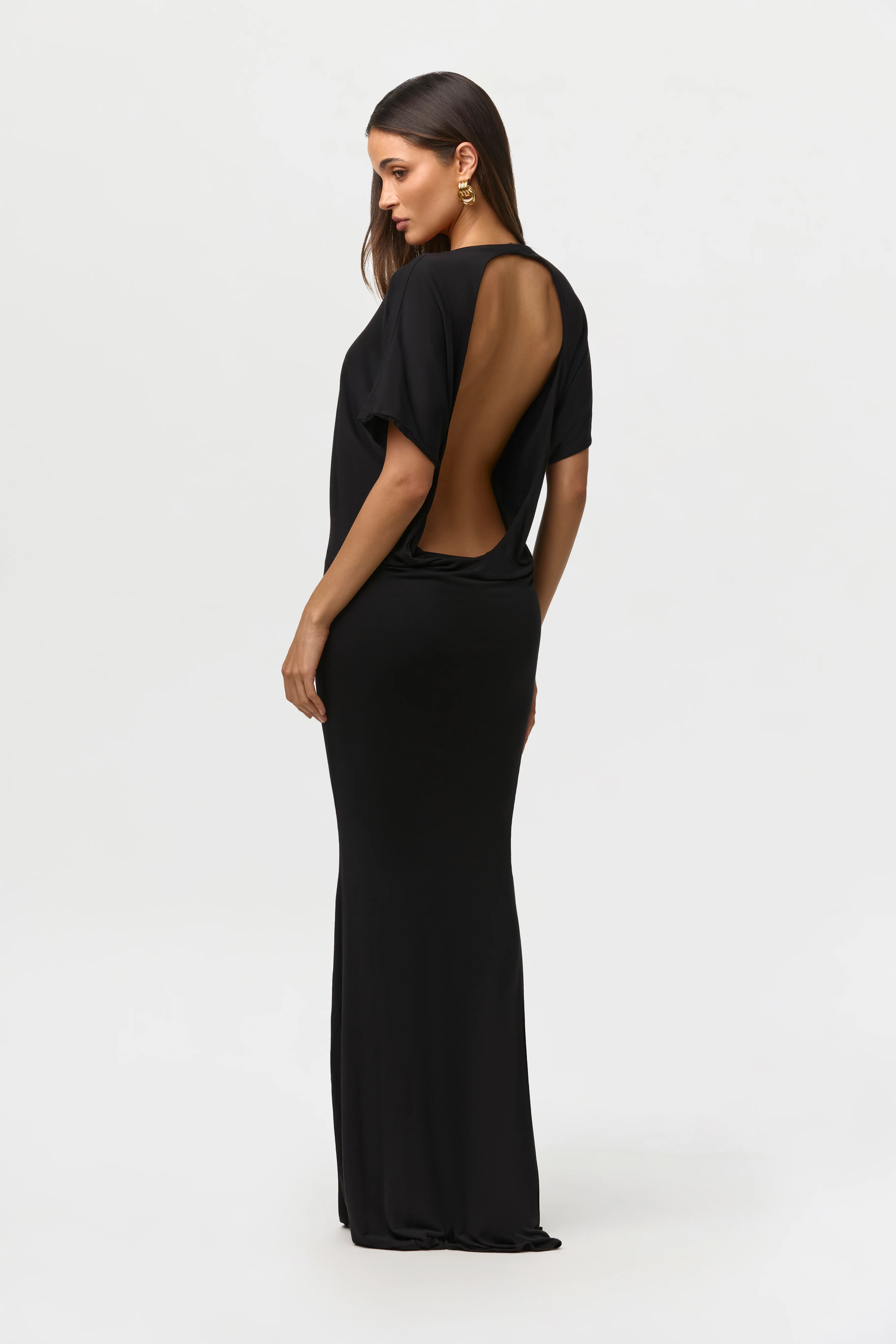 Micro Modal Open Back Maxi Dress