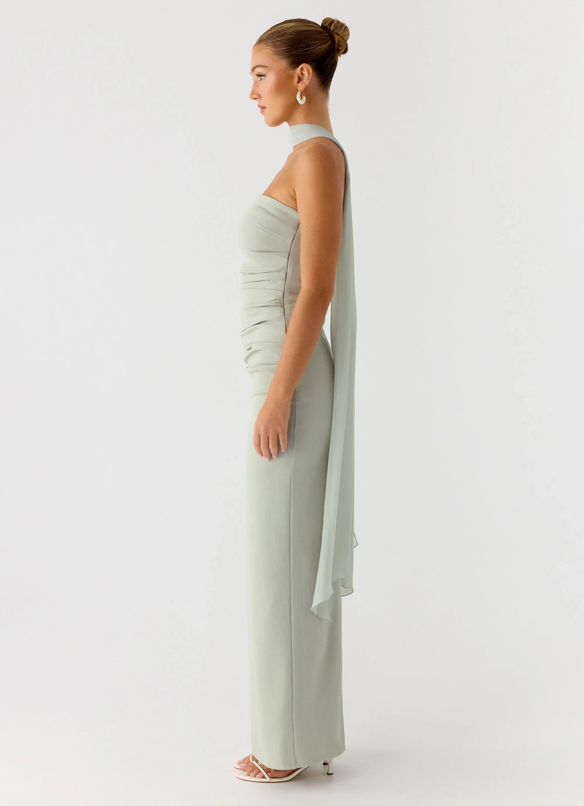 Libra Maxi Dress - Pastel Sage