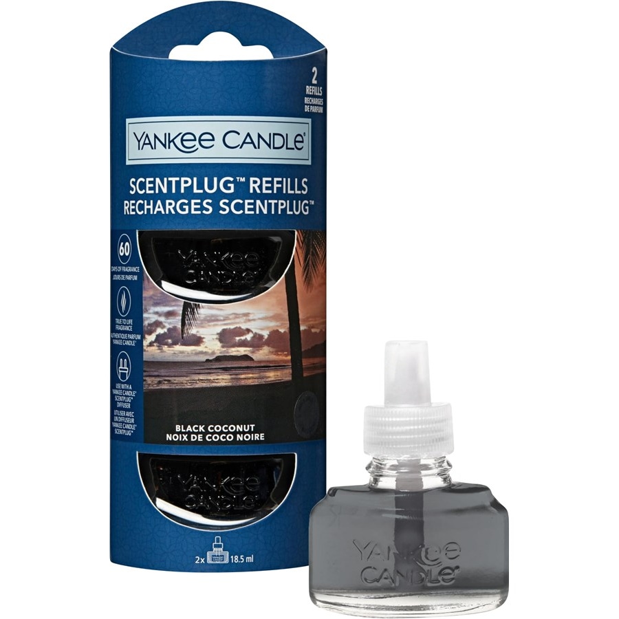 Yankee Candle Dyfuzor z wtyczką zapachową Scentplug Refill Czarny kokos