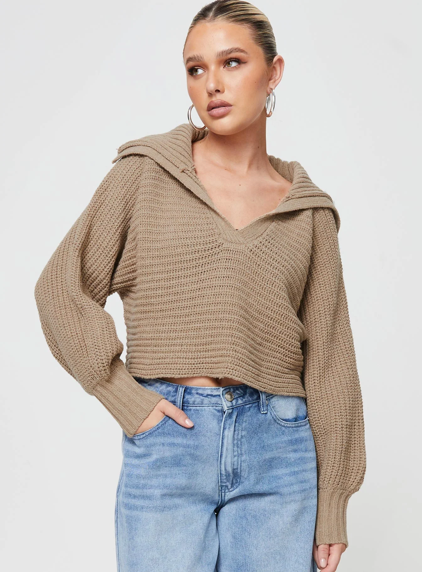Wester Ribbed Sweater Mocha