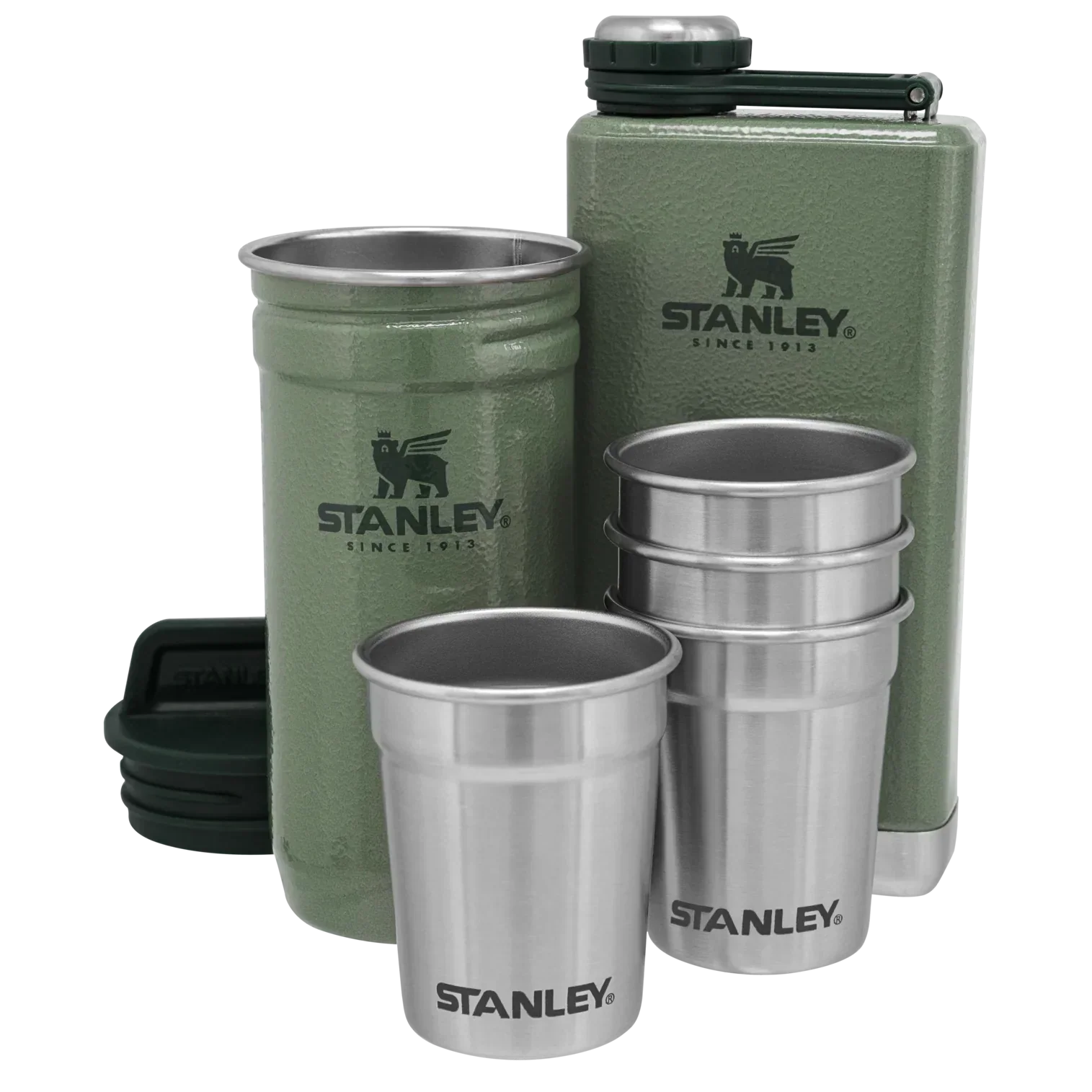 Adventure Pre-Party Shot Glass + Flask Set