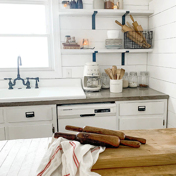 FOUND Antique Wood Rolling Pins, Set of 2