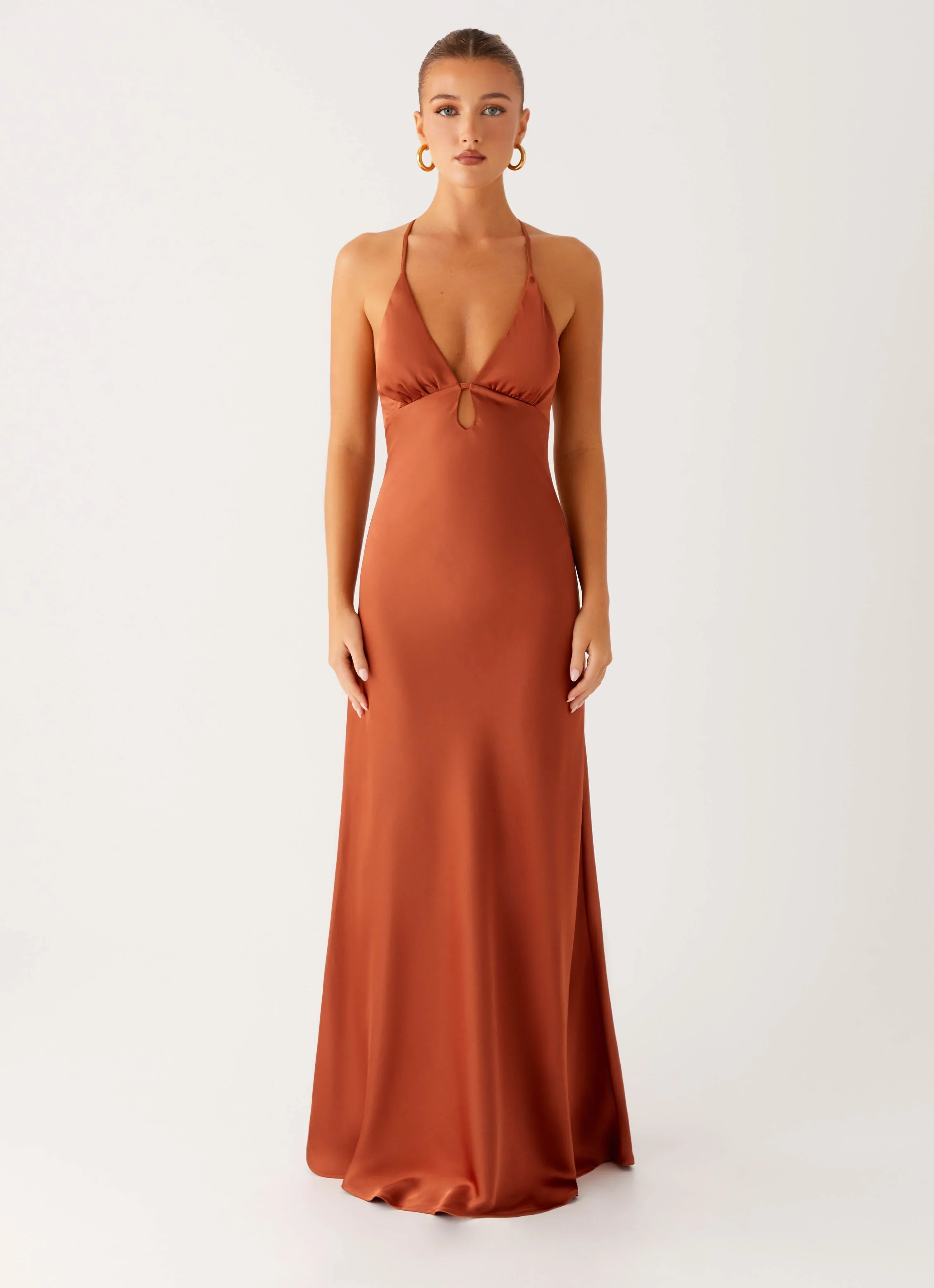 Sundowner Maxi Dress - Rust