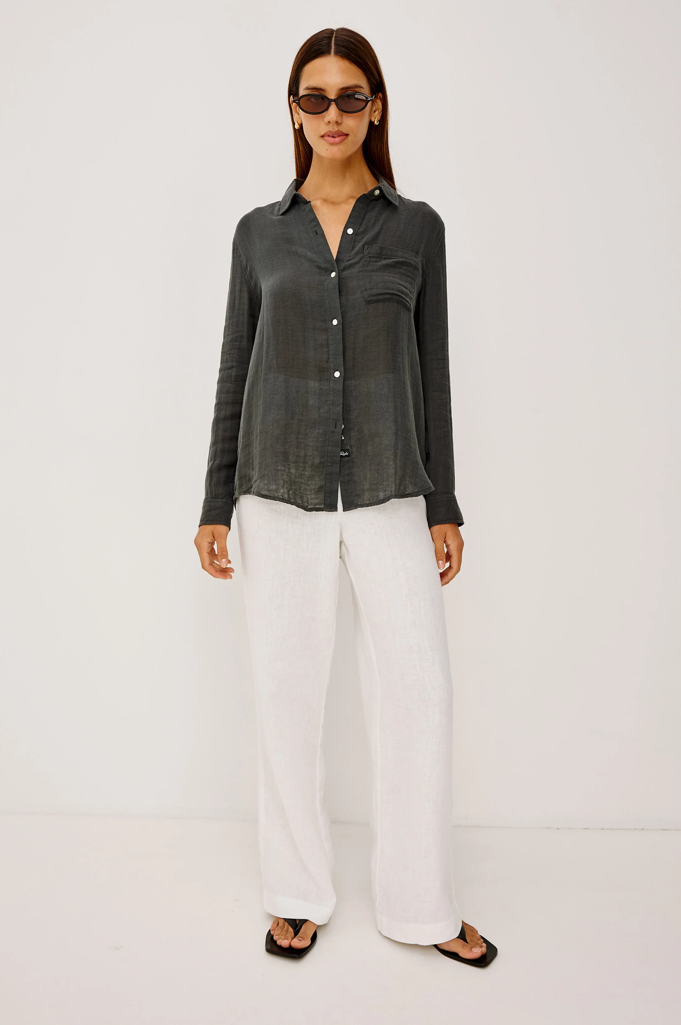 Ellis Shirt - Washed Black