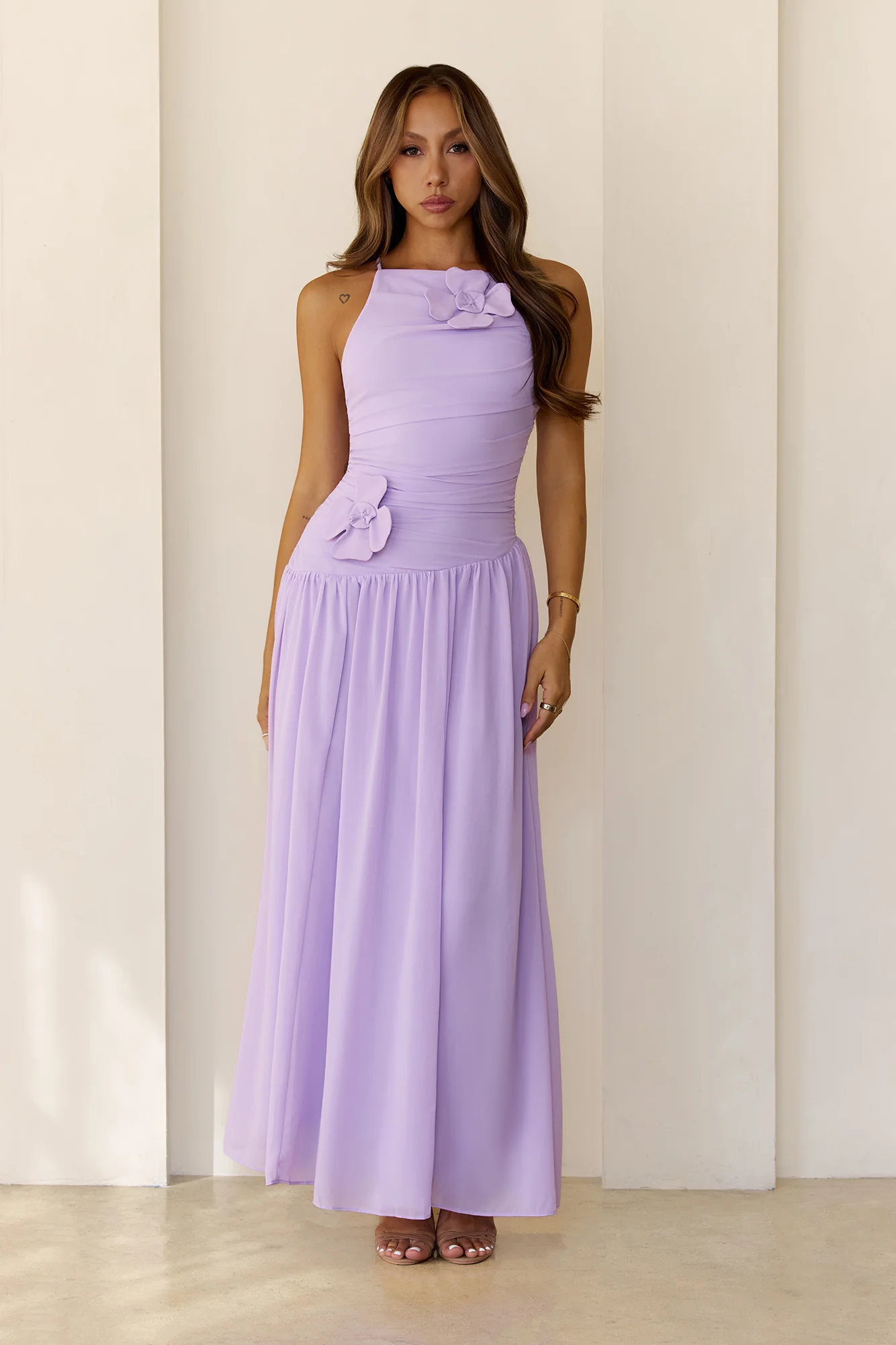 Evening In Élan Maxi Dress Lilac