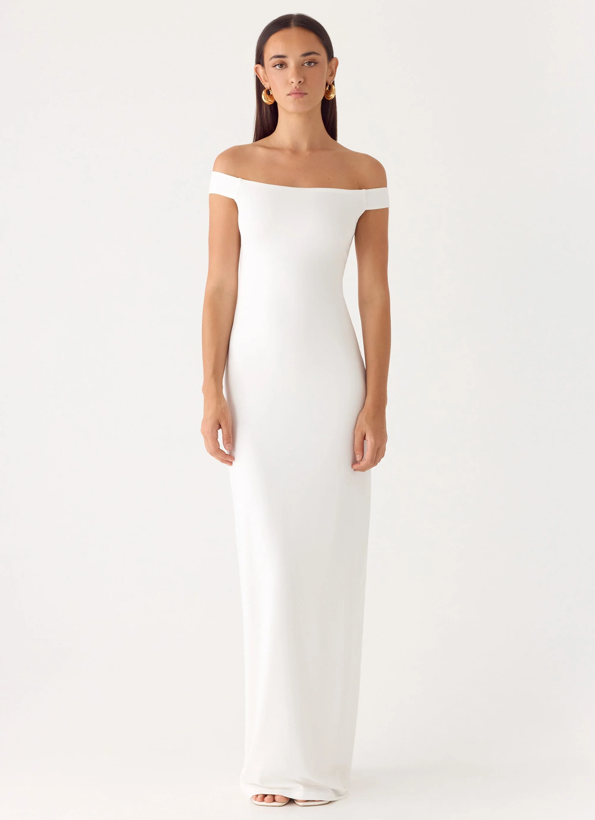 New Intentions Maxi Dress - White