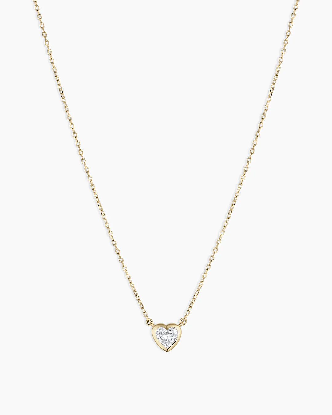 14K Lab Grown Diamond Heart Necklace