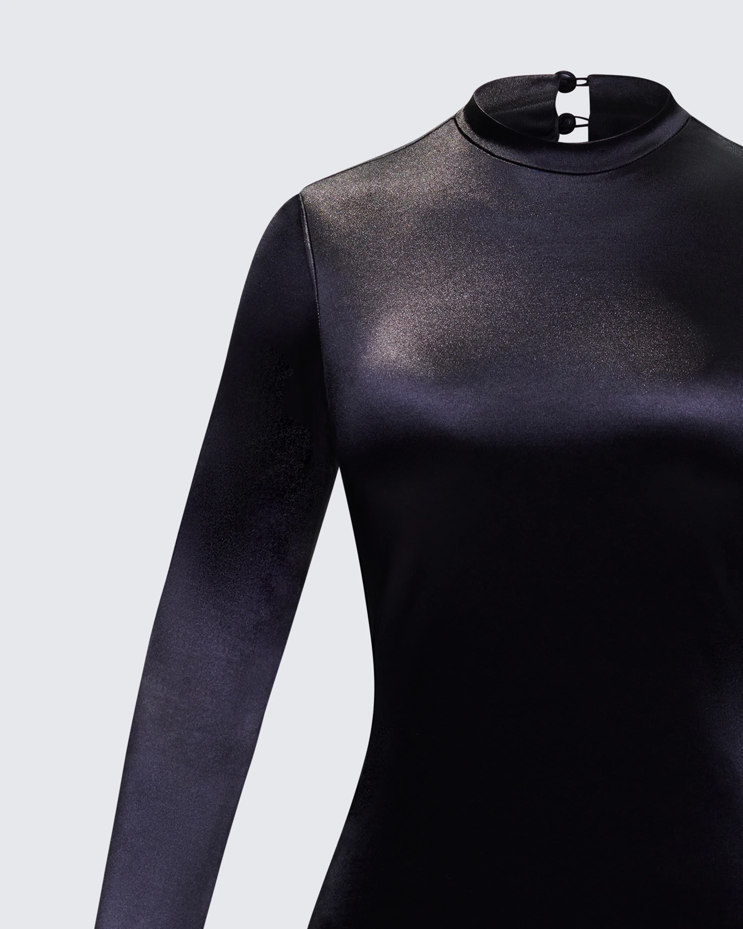 Pam Black Mini Dress & Gloves