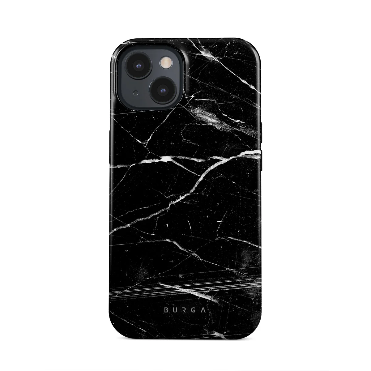 Noir Origin - Black Marble iPhone 13 Mini ケース