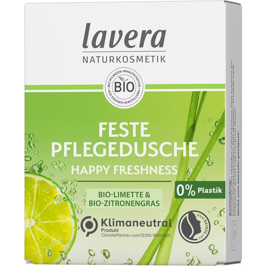 Lavera Pielęgnacja ciała Pielęgnujący żel pod prysznic w kostce Happy Freshness