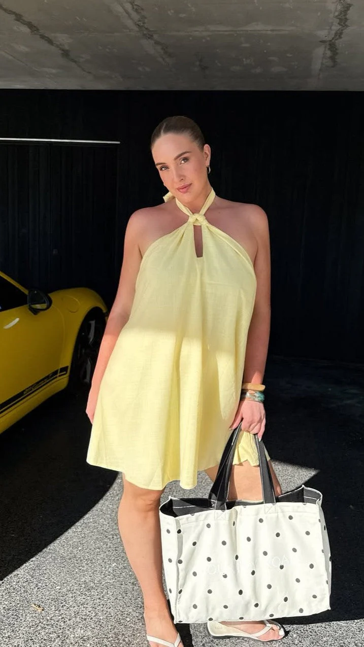 Maja Mini Dress - Yellow