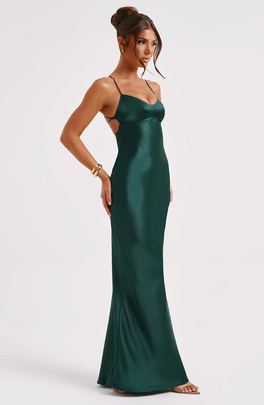 Malika Maxi Dress - Emerald