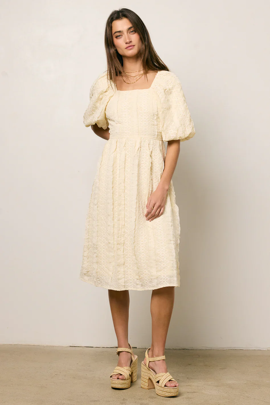 Gillie Textured Mini Dress