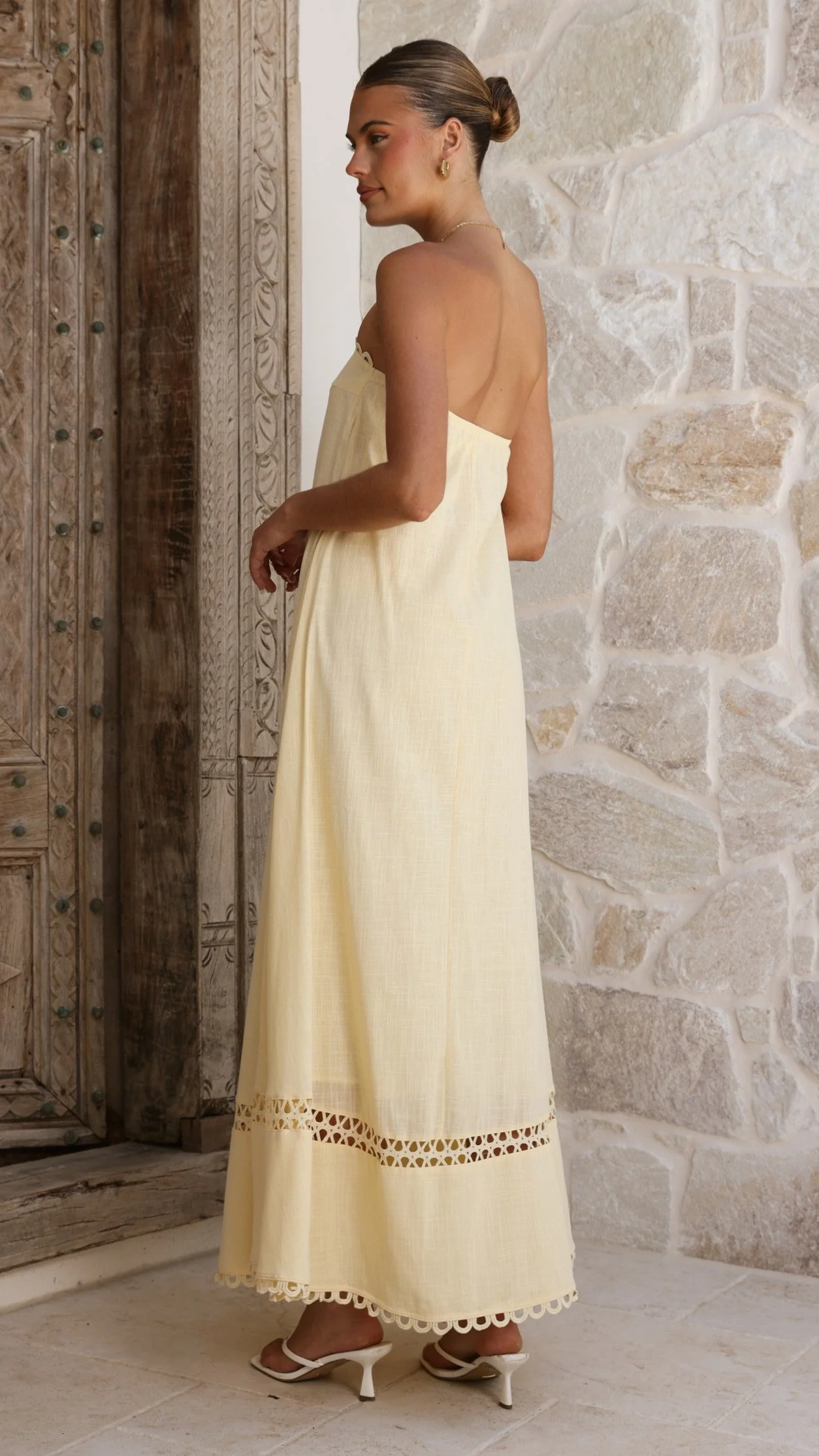 Sandra Maxi Dress - Yellow