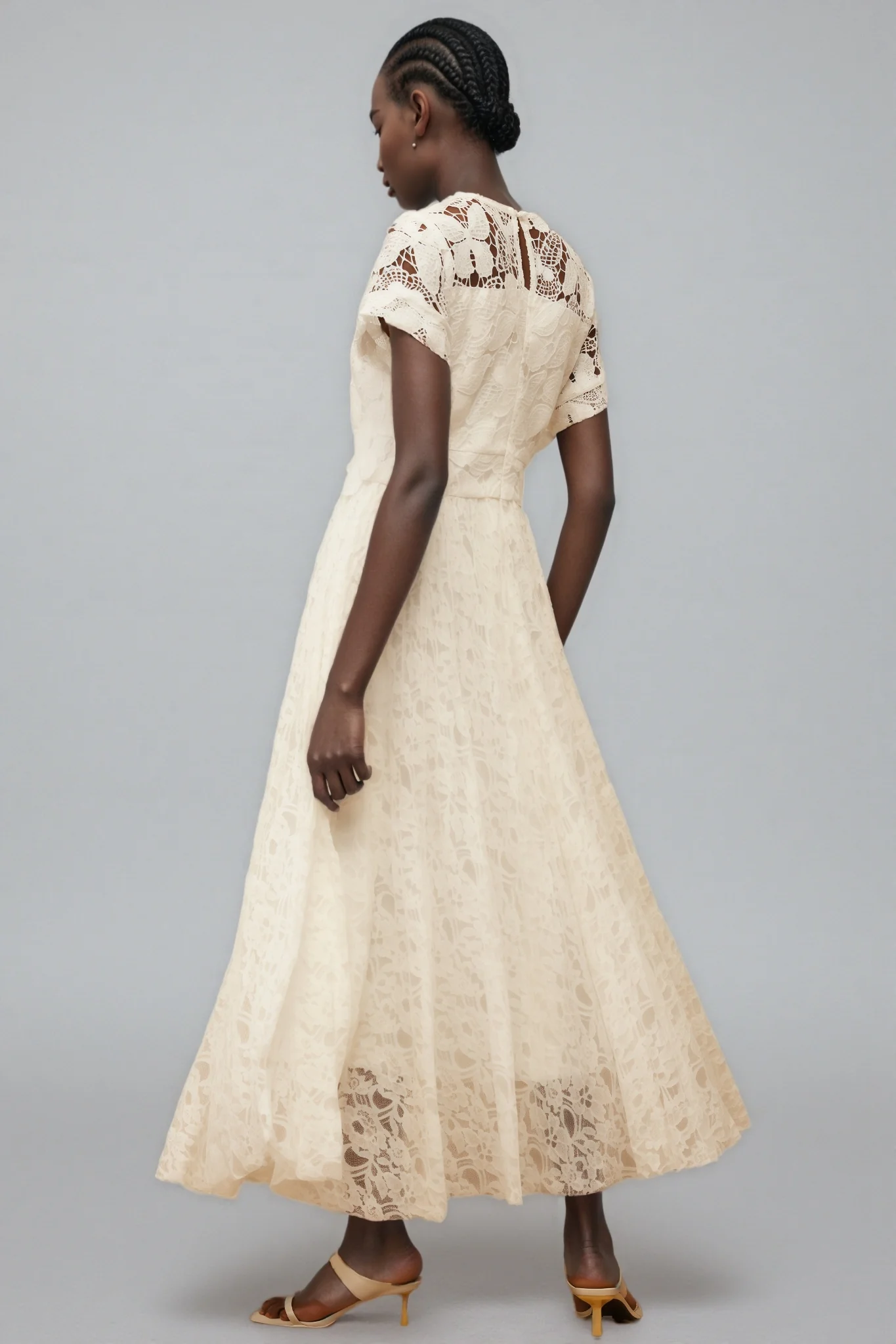 Zephrt White Lace Maxi Dress