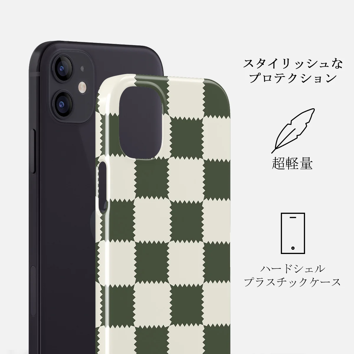 Retro Grid - iPhone 12 Mini ケース