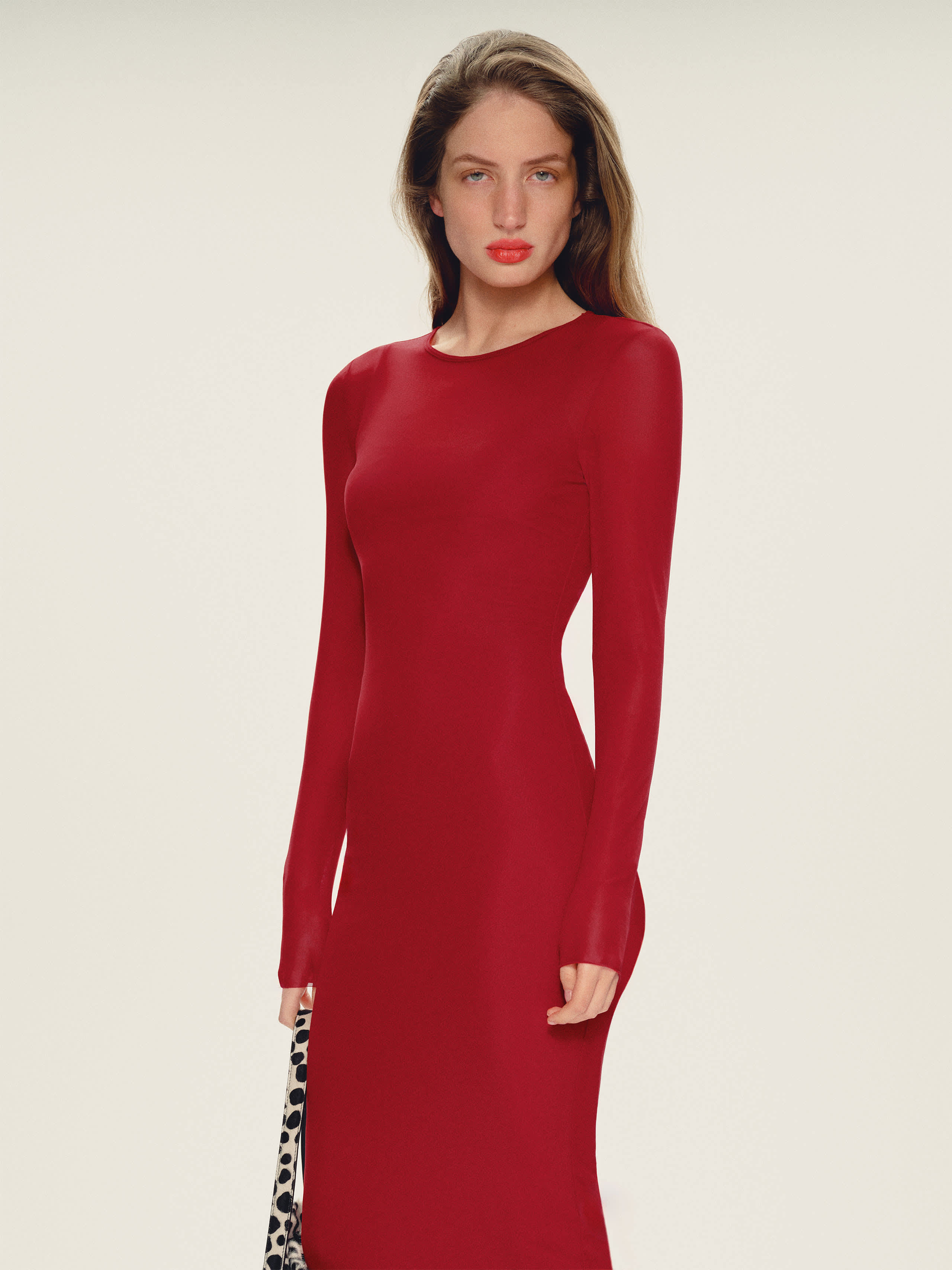 Rene Mesh Knit Dress