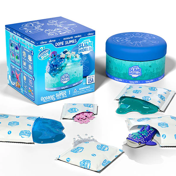 Dope Slime Worlds: Oceanic Series 1 DIY Slime Kit Mystery Box (1 Kit) Style Ships Assorted