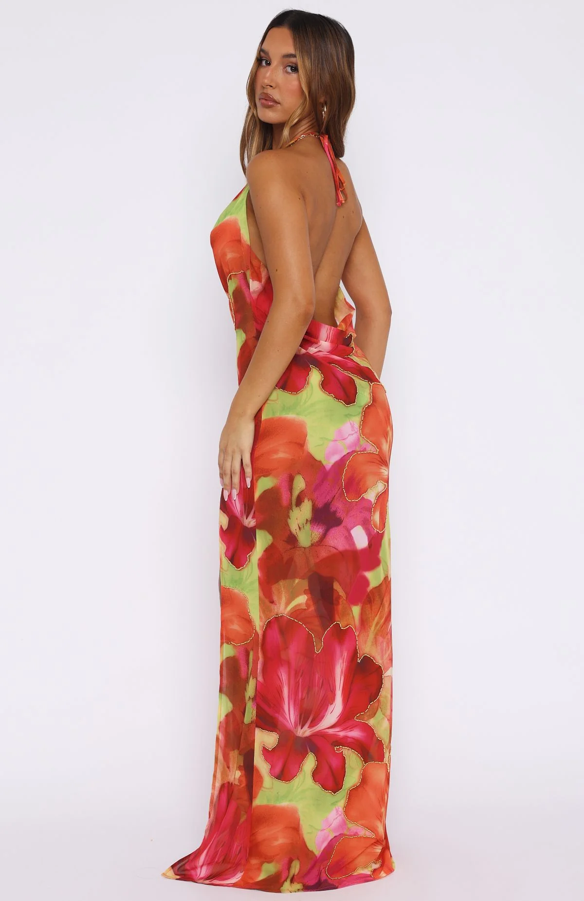 Falling Into You Maxi Dress Tropical Bloom