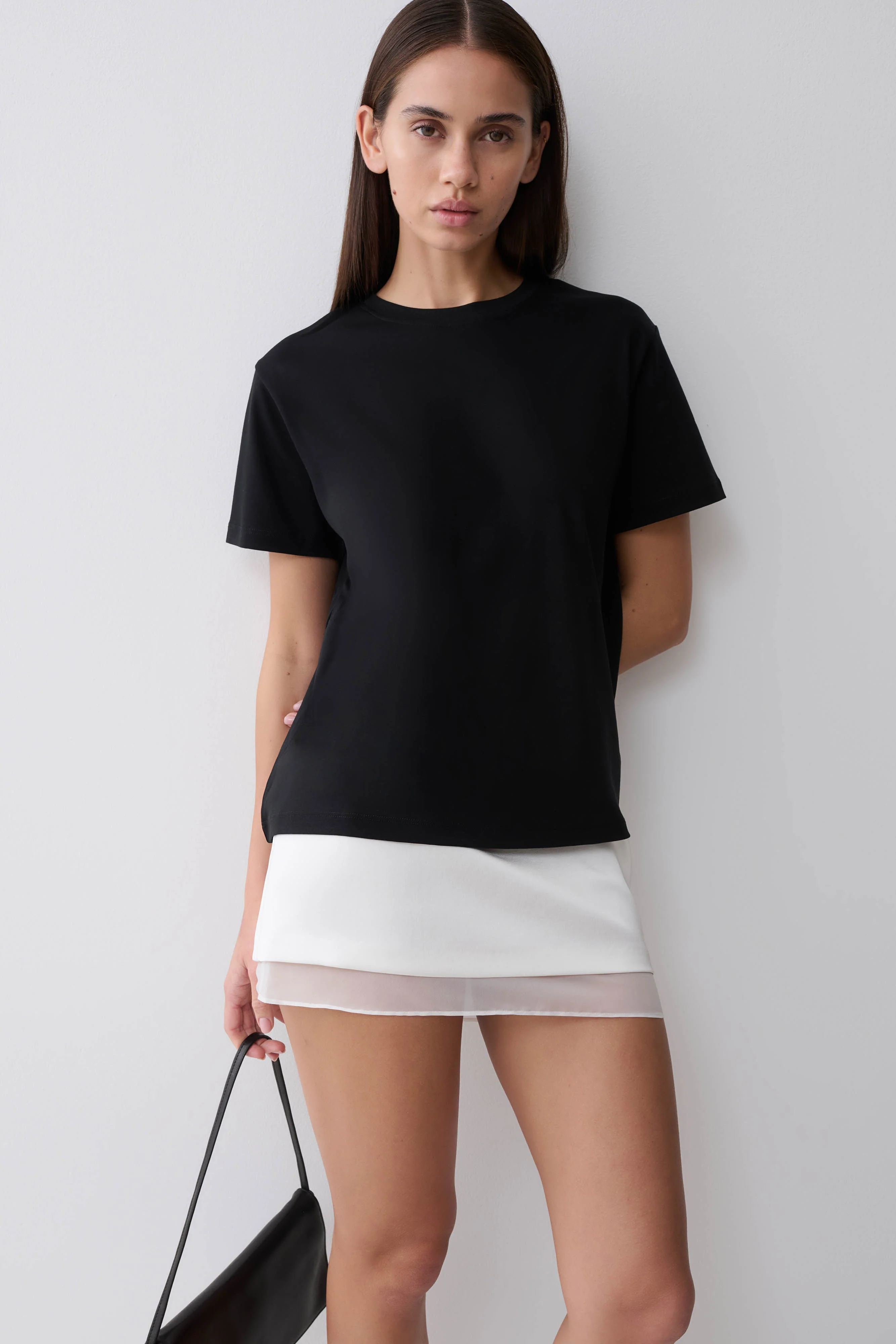 Sega Cotton Oversized T-Shirt - Black