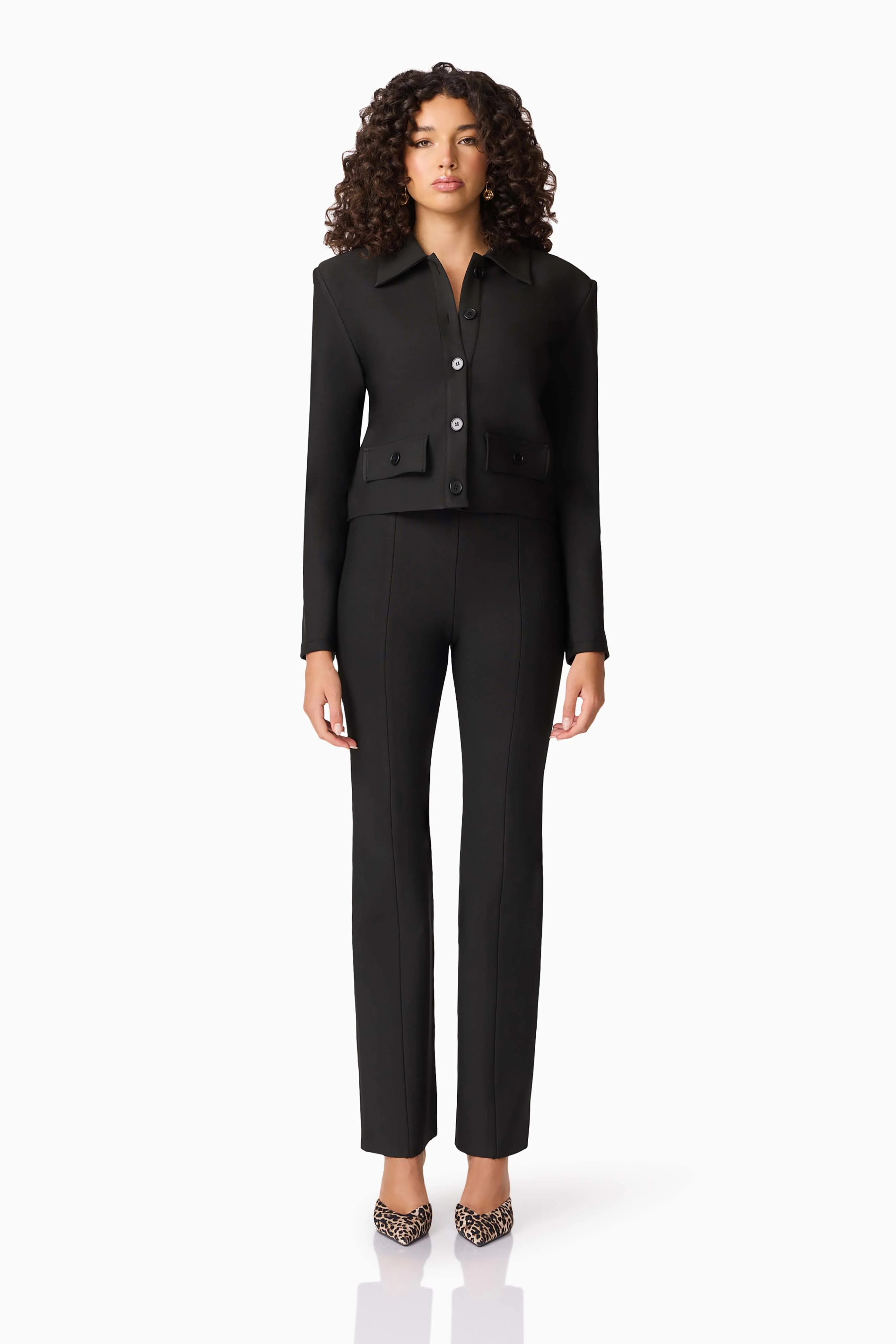 CURAAE Nora Jacket & Pants Set in Black