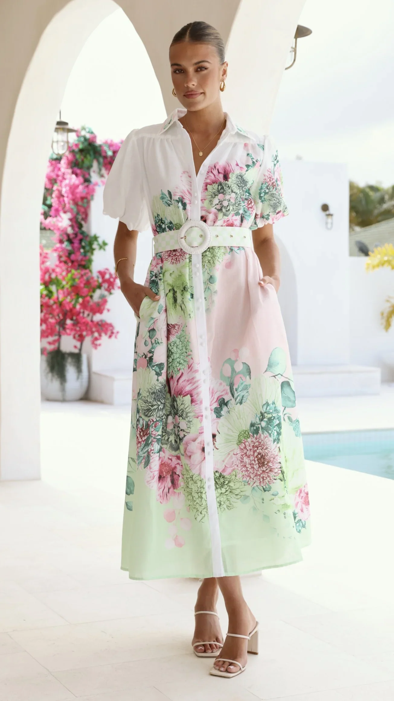 Dusk Maxi Dress - Sorbet Symphony