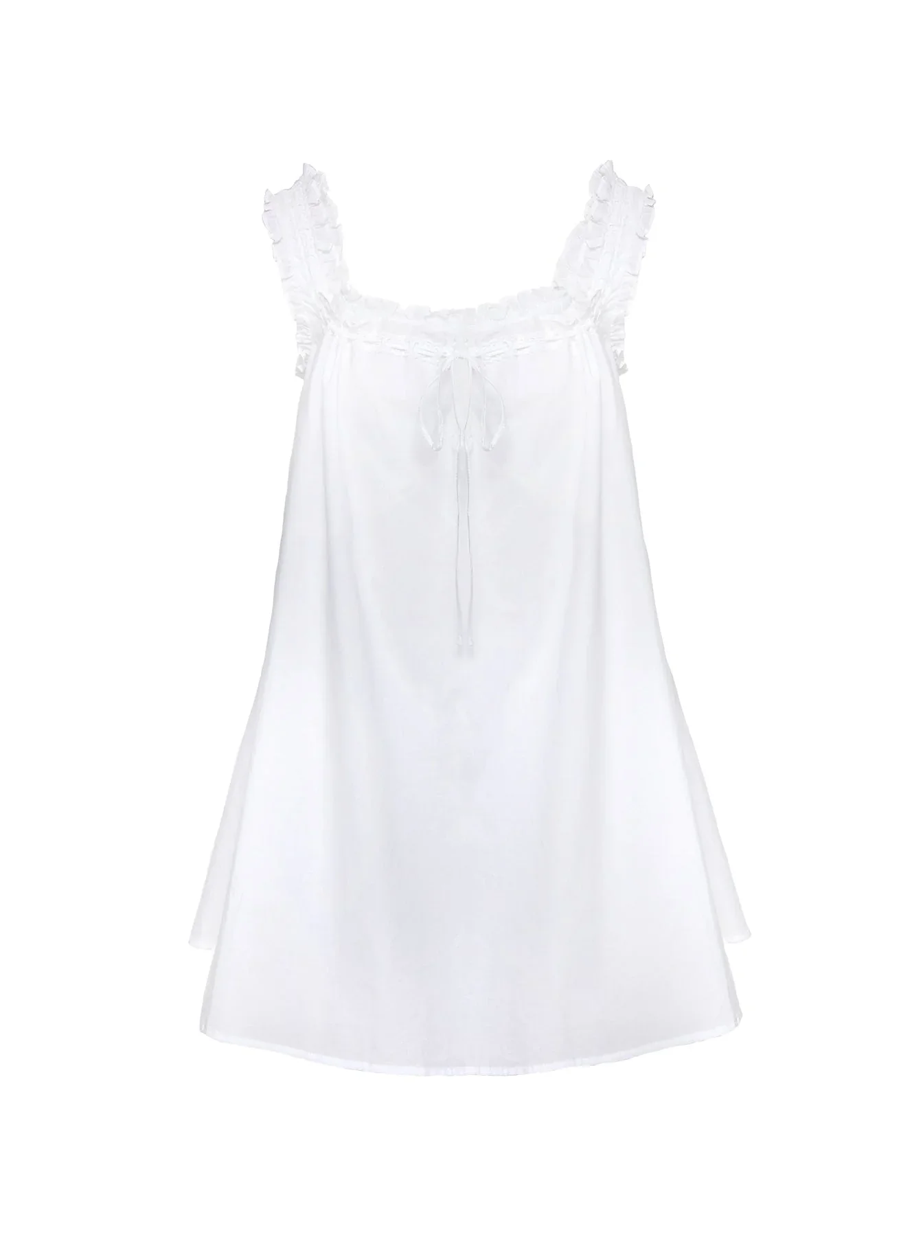 Swing Mini Dress White - luluinthesky