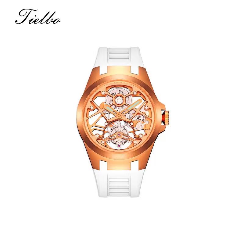 Tianzhou Skeleton Tourbillon Watch – Manual, Sapphire, 44mm T306M