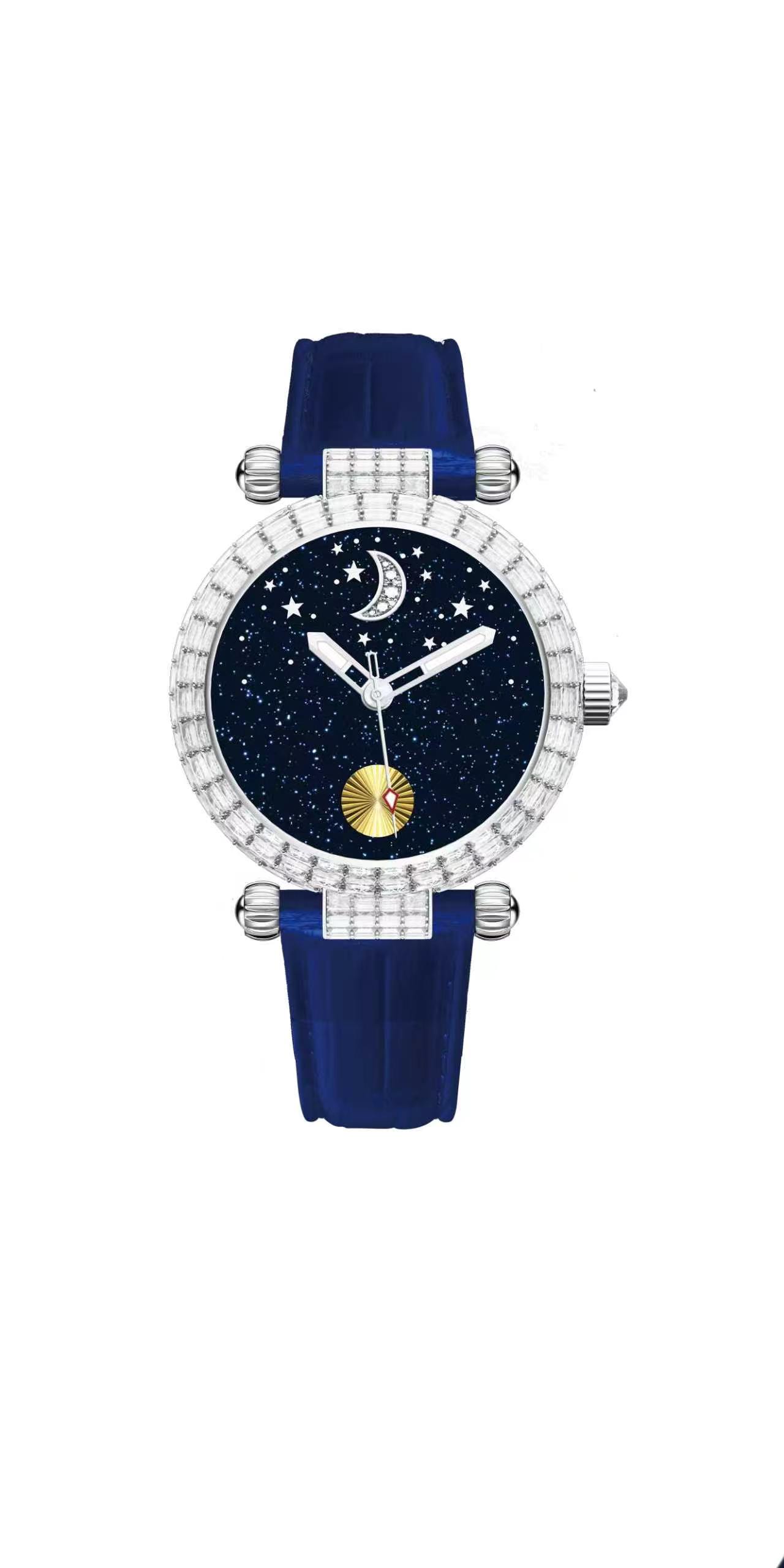 Celestial Edge Watch – Automatic, Blue Dial, 38mm T869L