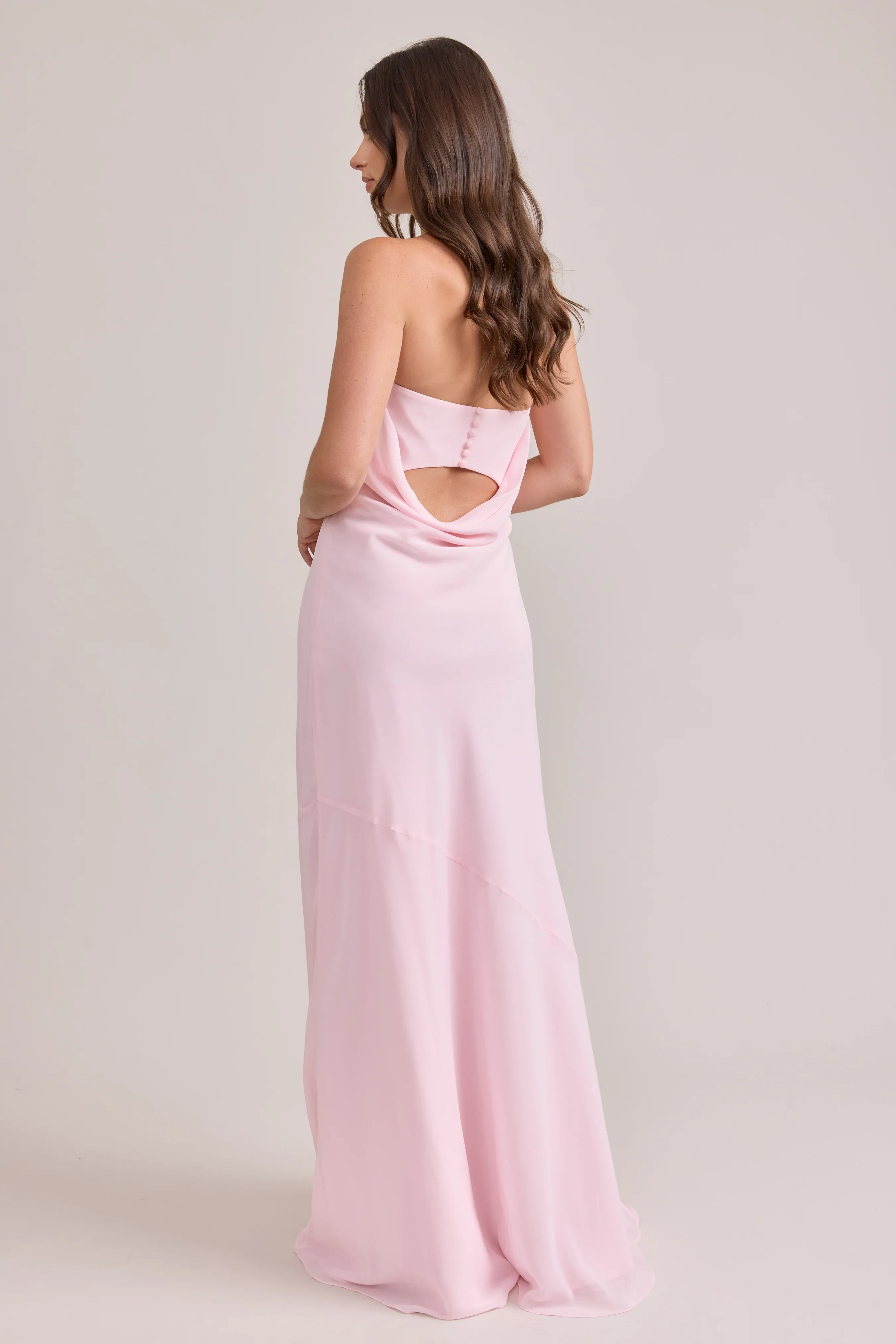 Ellapink Chiffon Dress | Made To Order