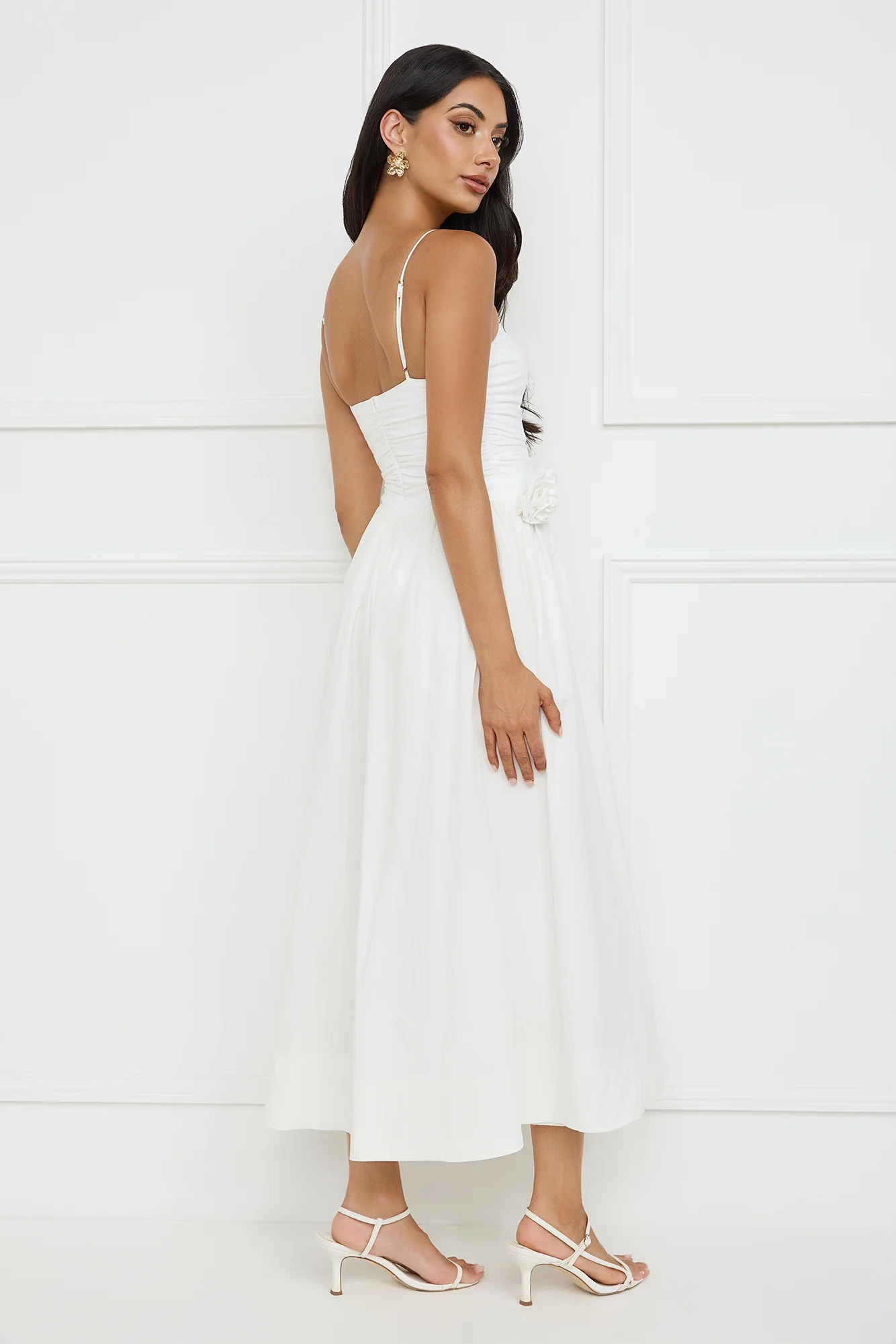 Trendsetter's Way Maxi Dress White - luluinthesky