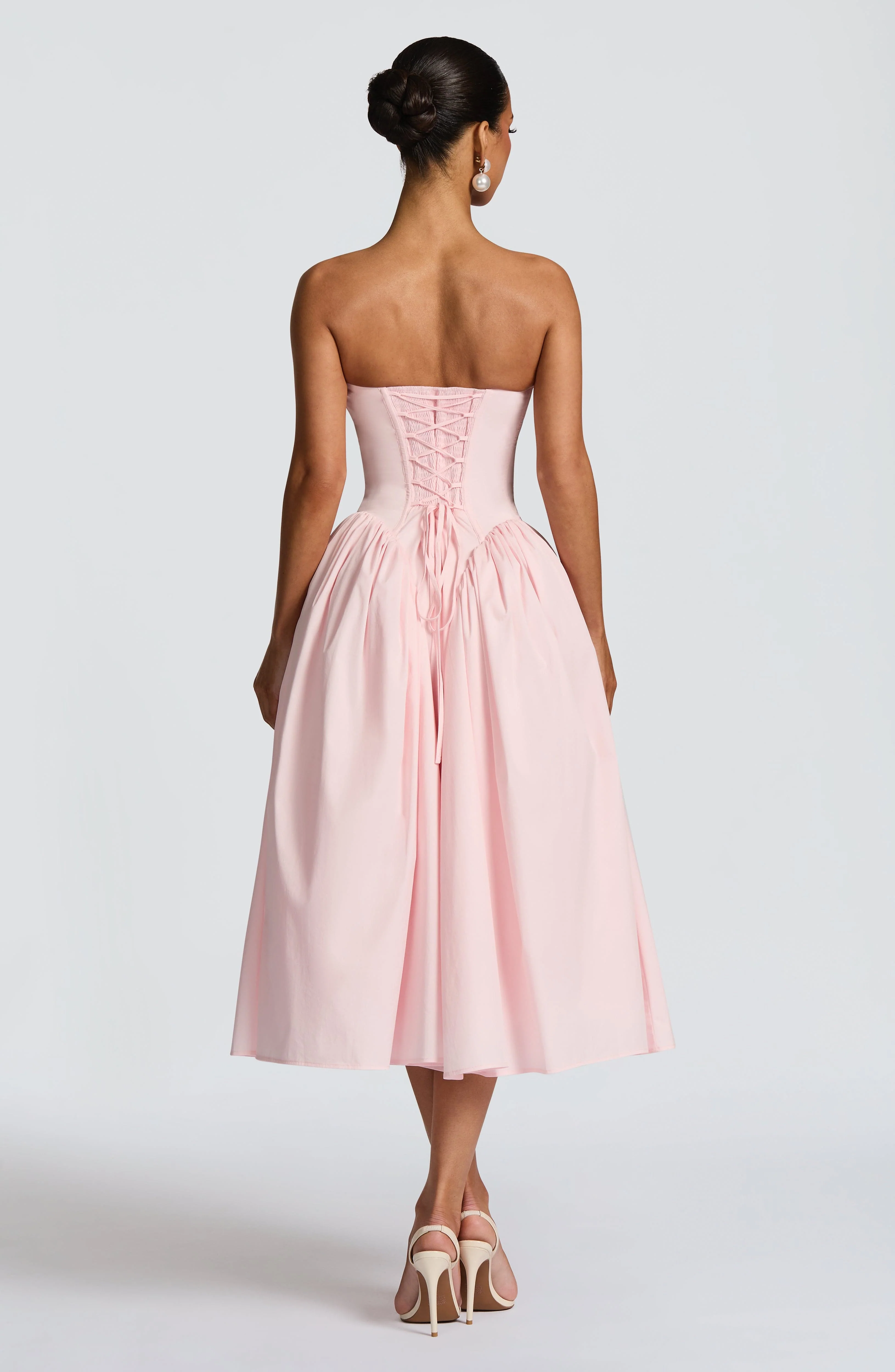Darla Midi Dress - Blush