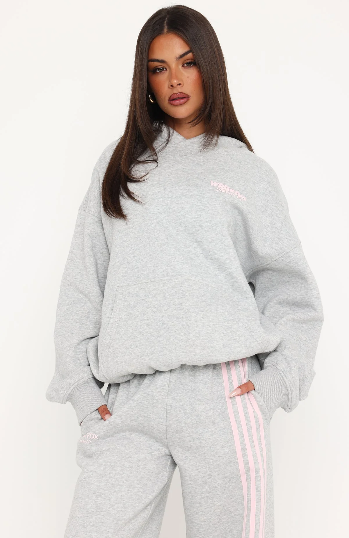 Release 15 Kiana Oversized Hoodie Dark Grey Marle