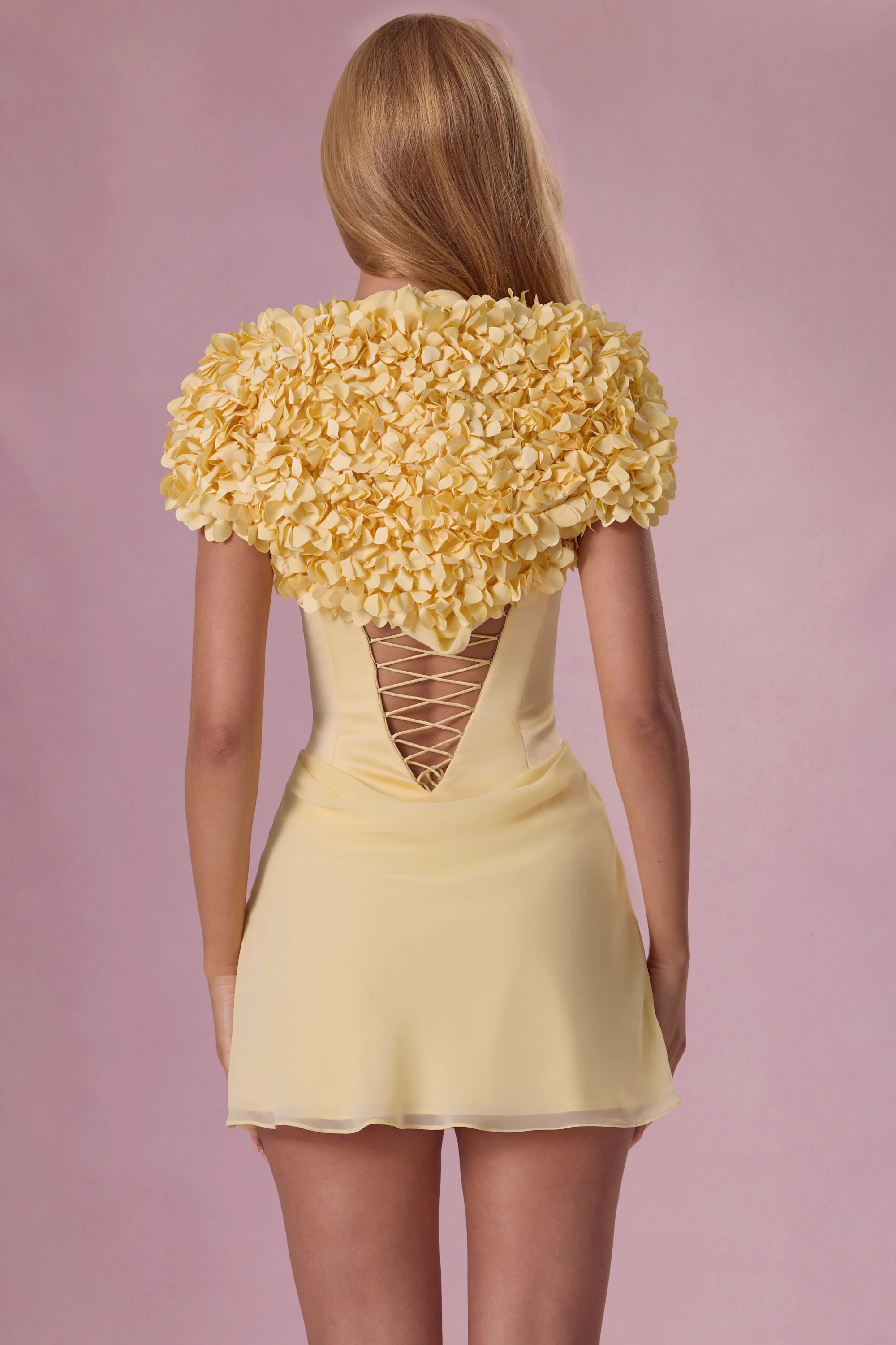 Cropped Bolero  in Butter Yellow
