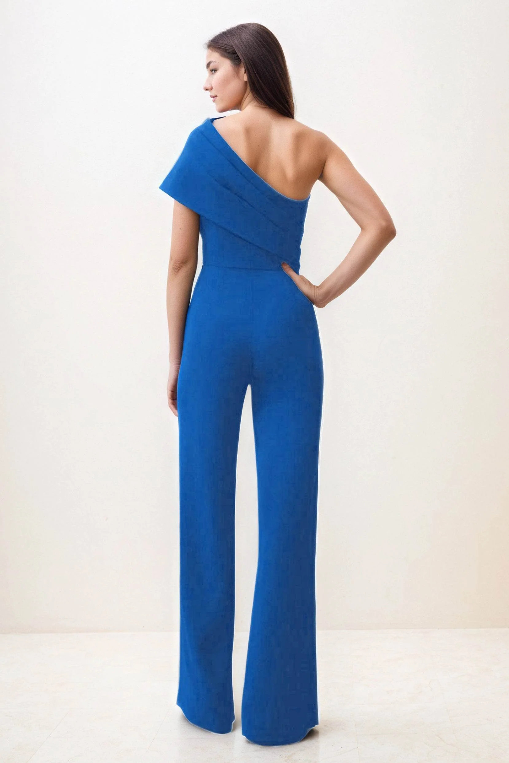 Jumpsuit Maxi Elastic Cloth Wedding Guest Dress CG0277