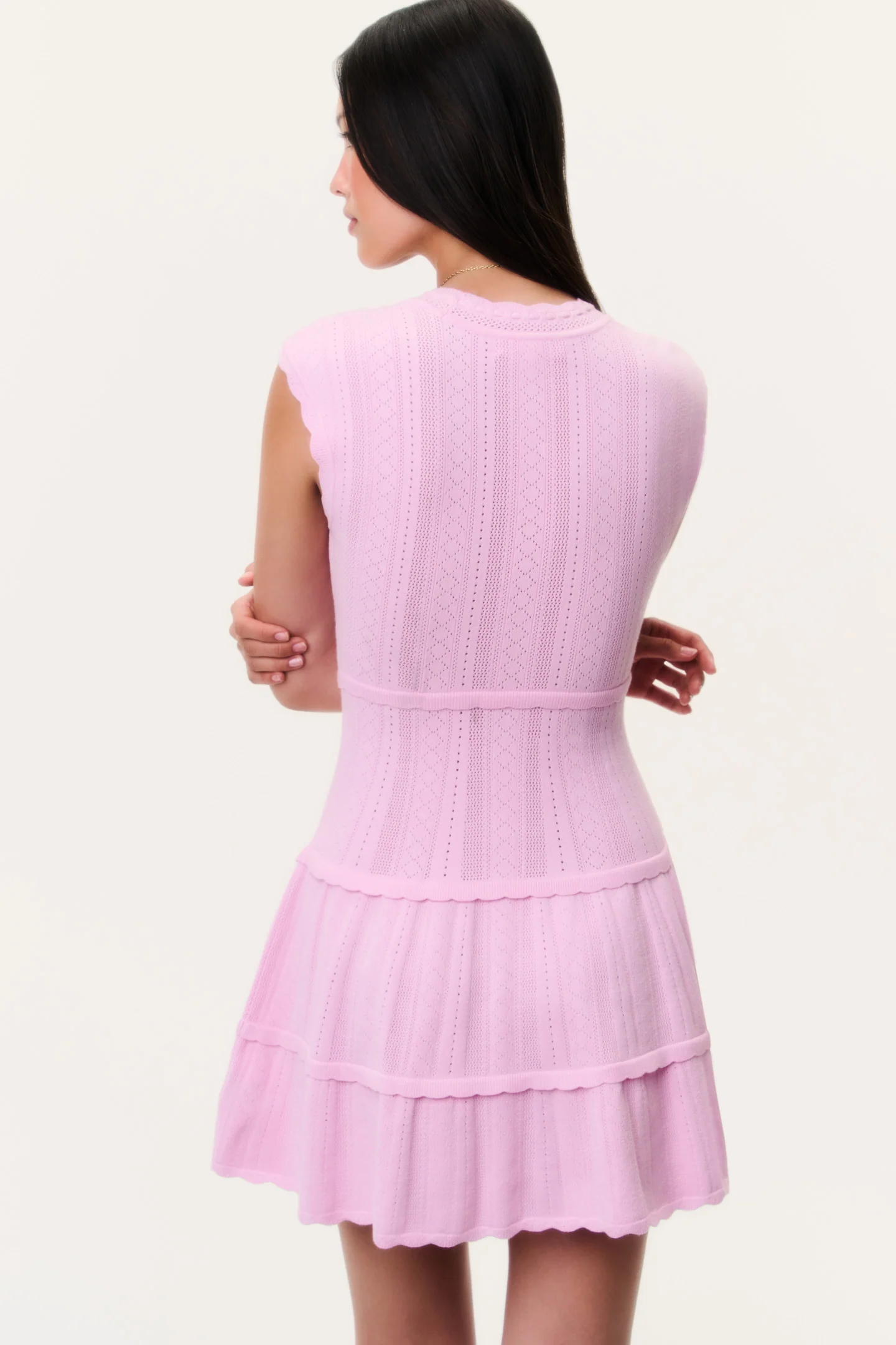 Laighton Stretch Pointelle Mini Dress