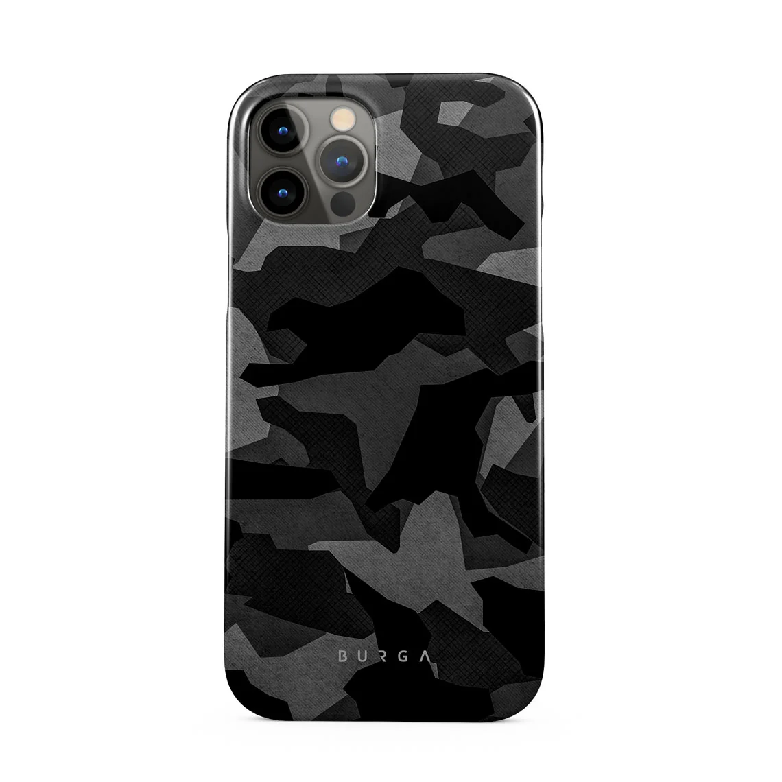 Night Black Camouflage - iPhone 12 Pro Max ケース
