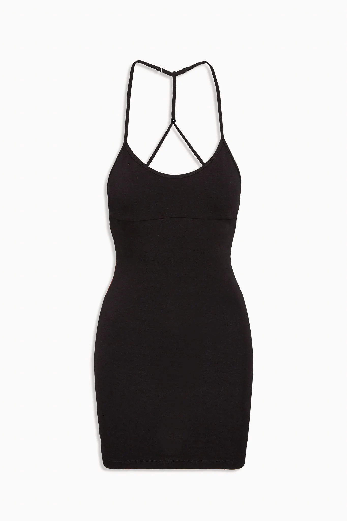 x JENNIE Carla Cotton Mini Dress - Black