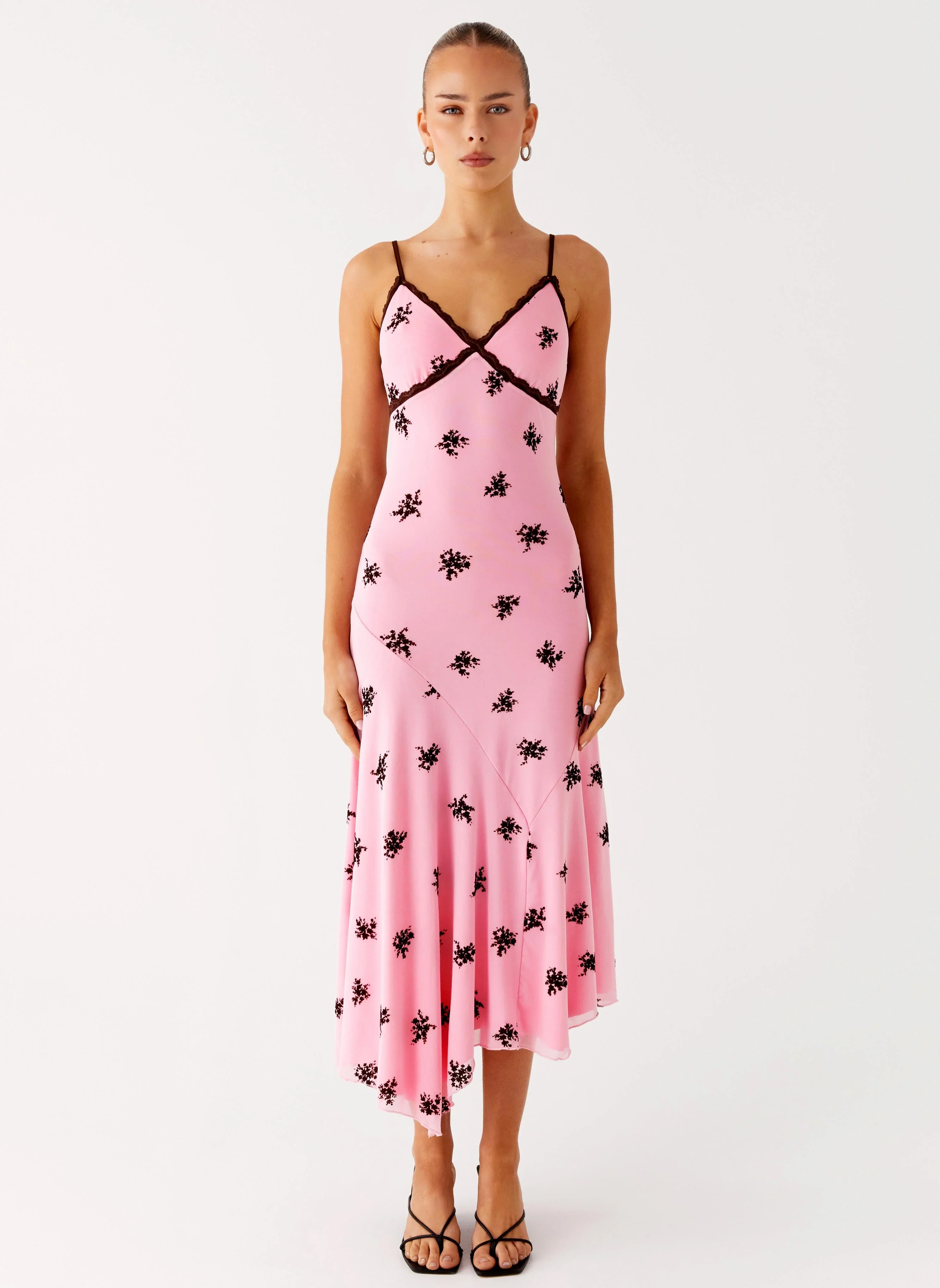 Amelia Midi Dress - Pink