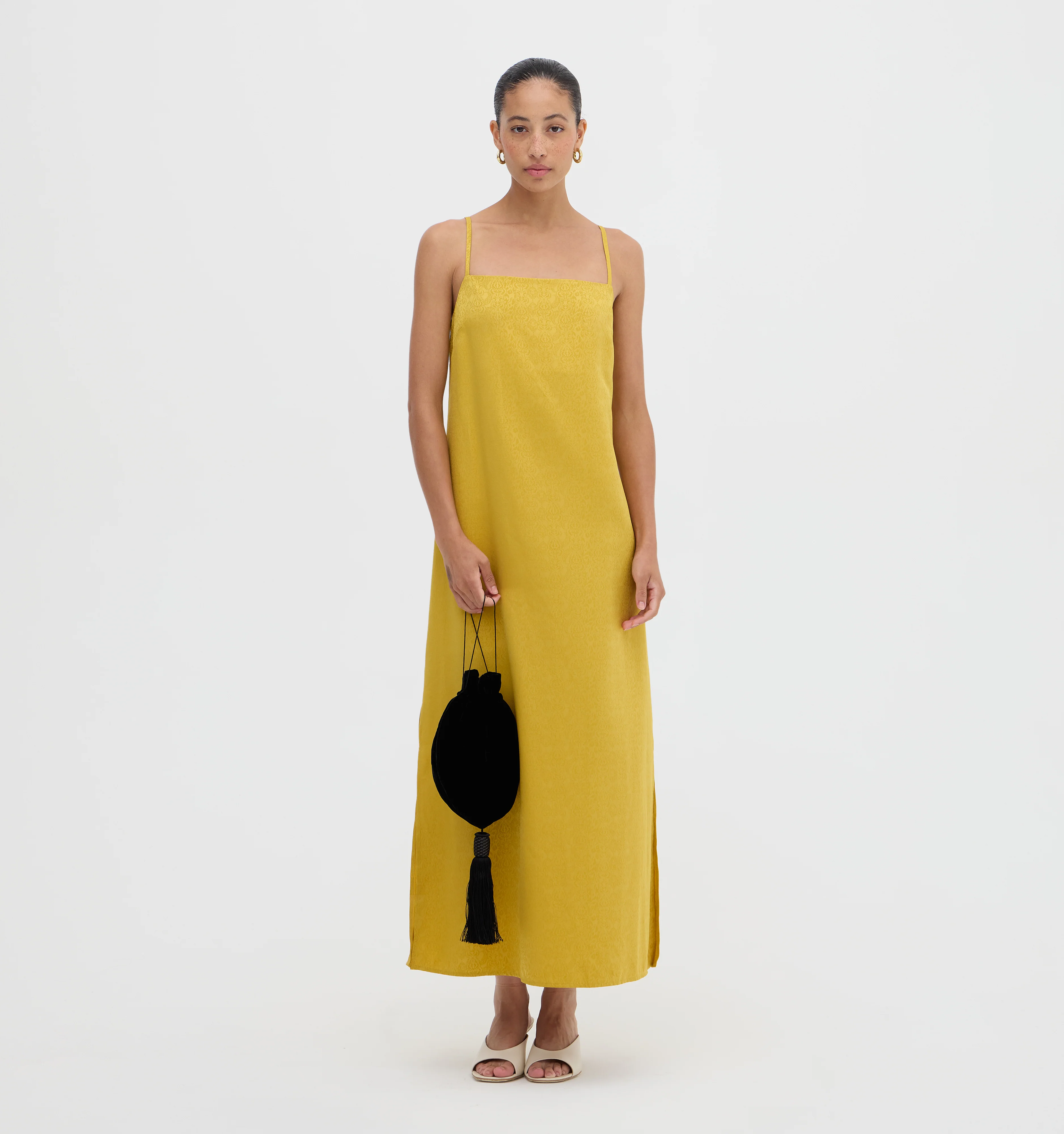 The Erini Dress -  Regent Paisley Burnt Ochre