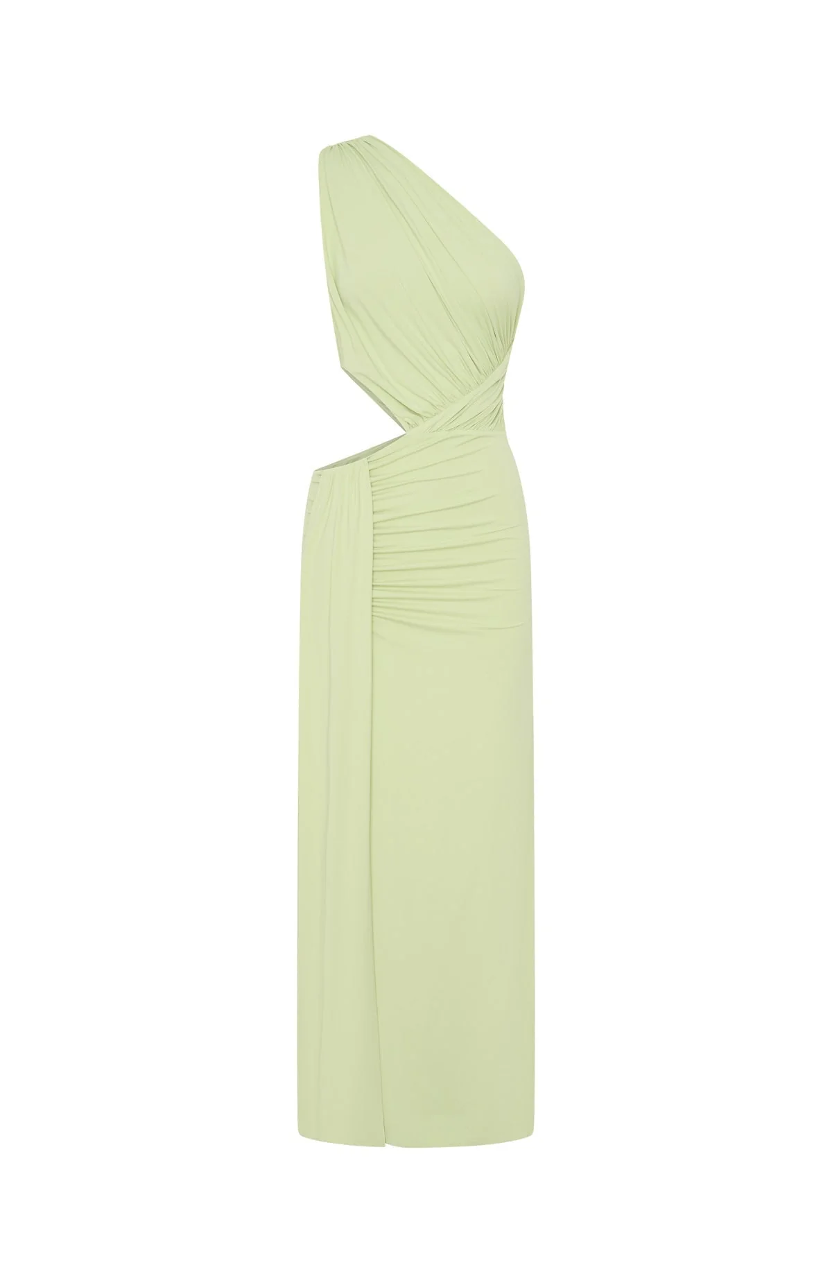 Selene Veil Maxi Dress Pistachio