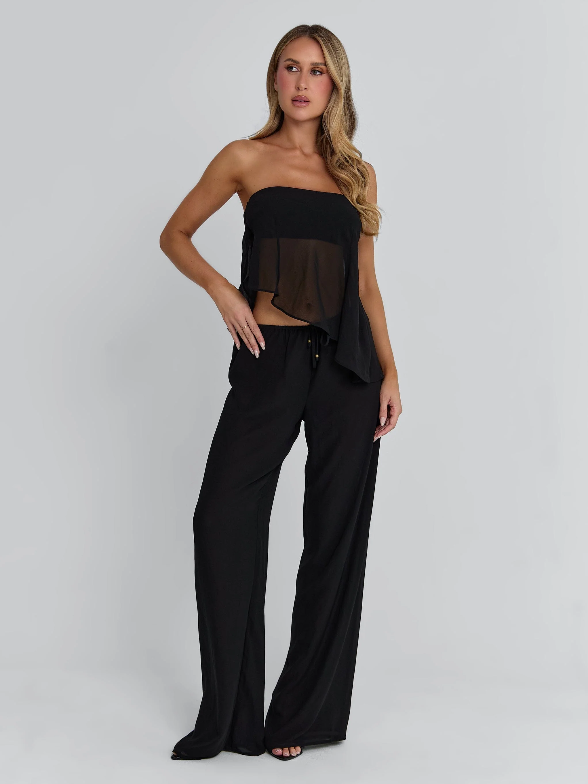 Clovelly Top Black
