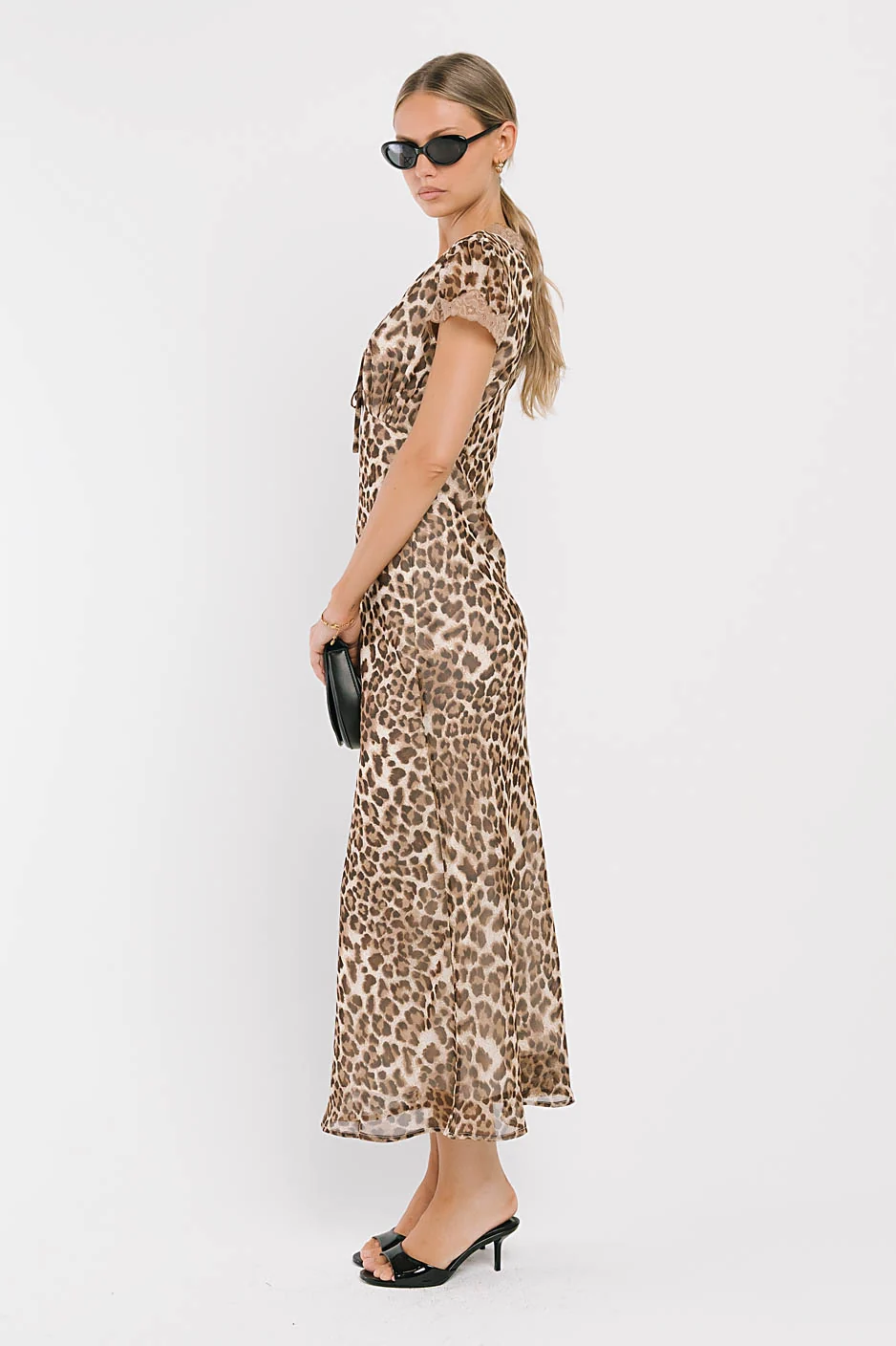 Tatiana Leopard Midi Dress