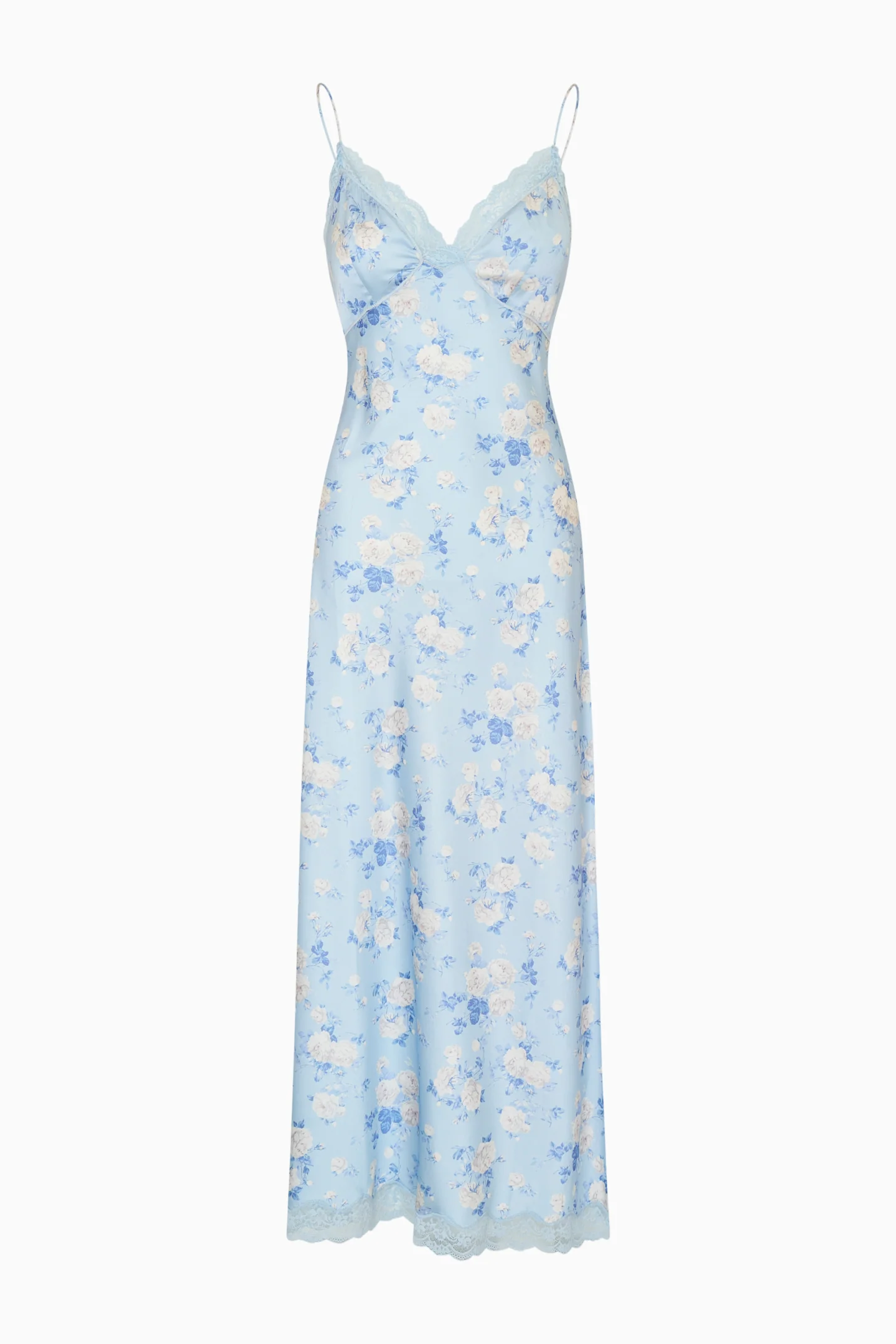 Manuela Heirloom Print Maxi Slip Dress
