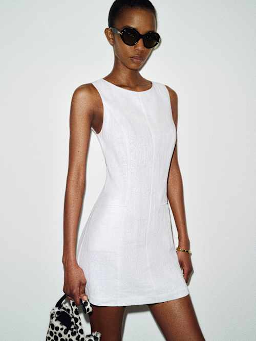 Citron Linen Dress