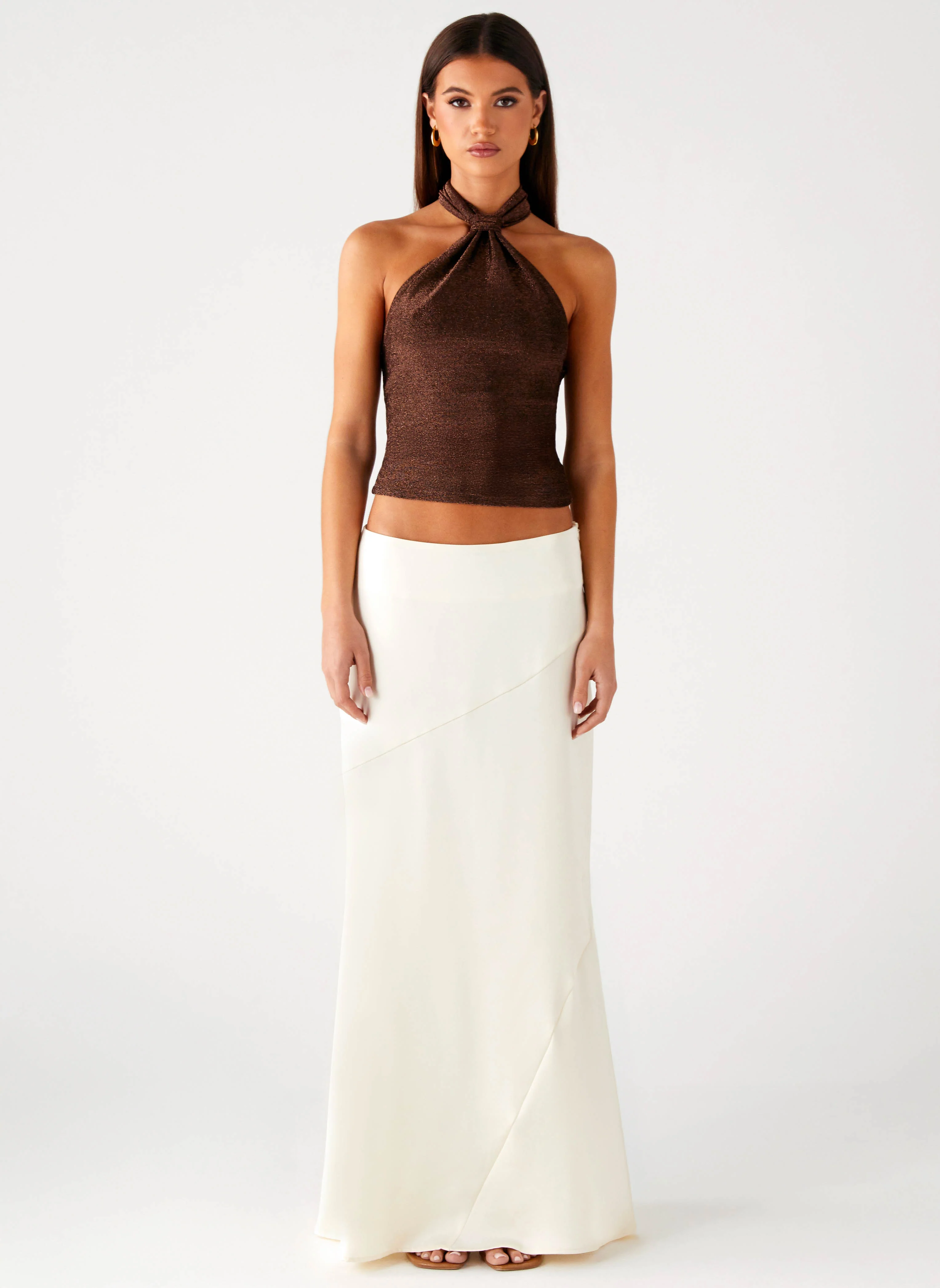 Amber Light Top - Chocolate